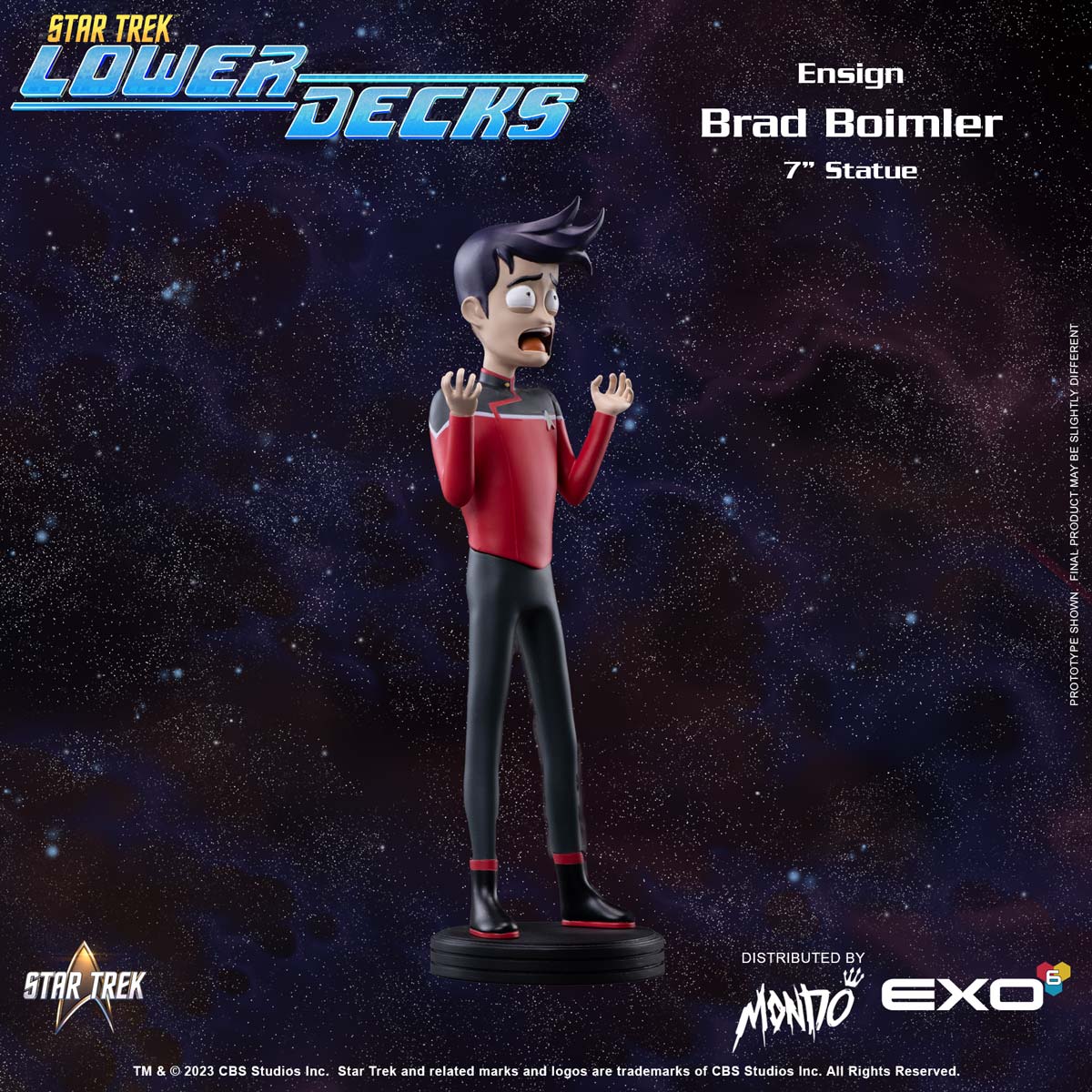 Ensign Brad Boimler - Star Trek: Lower Decks 7" Statue
