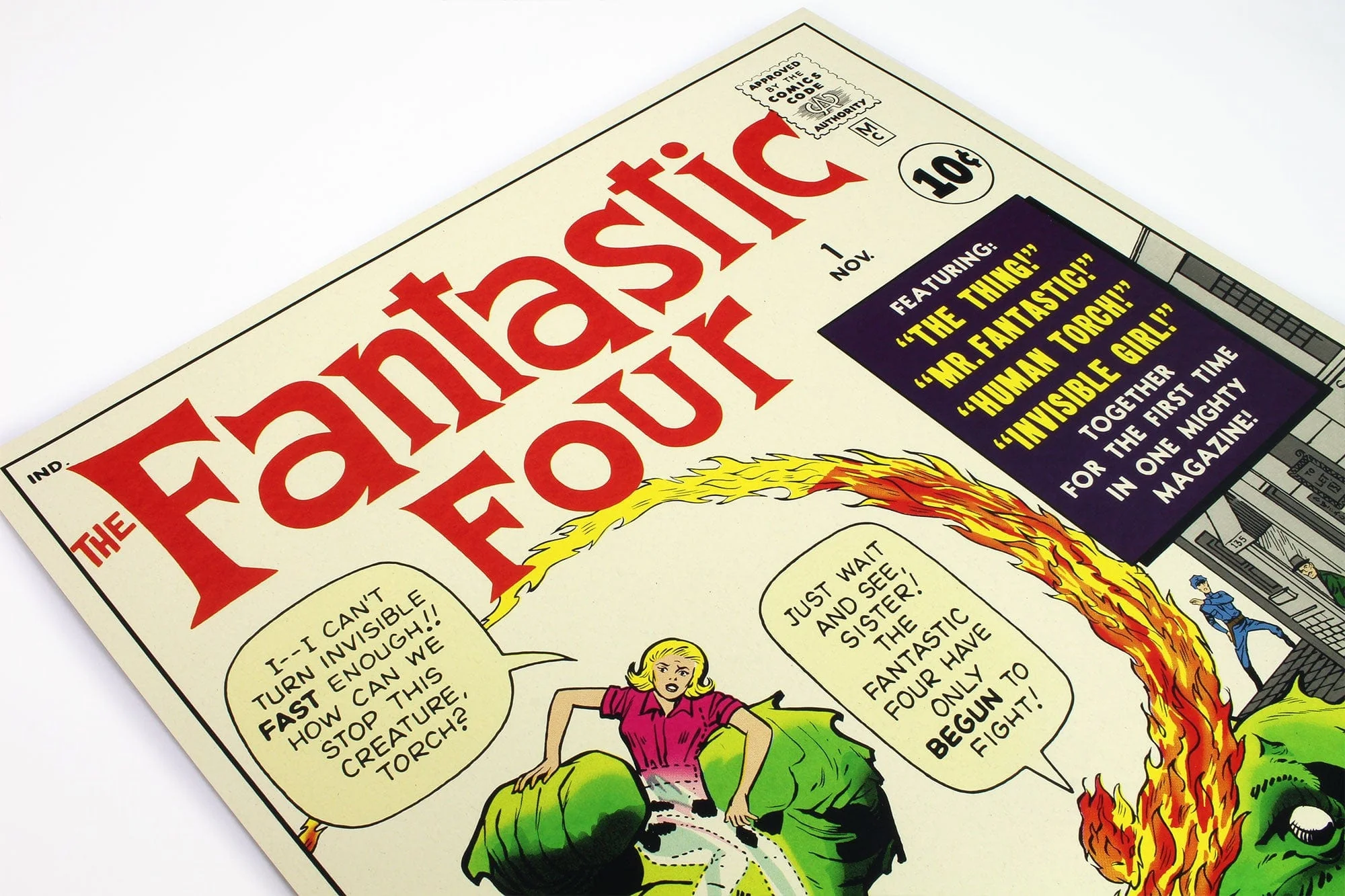 3588-fantastic-four-1-screenprinted-poster-3.webp Fantastic Four #1 Screenprinted Poster