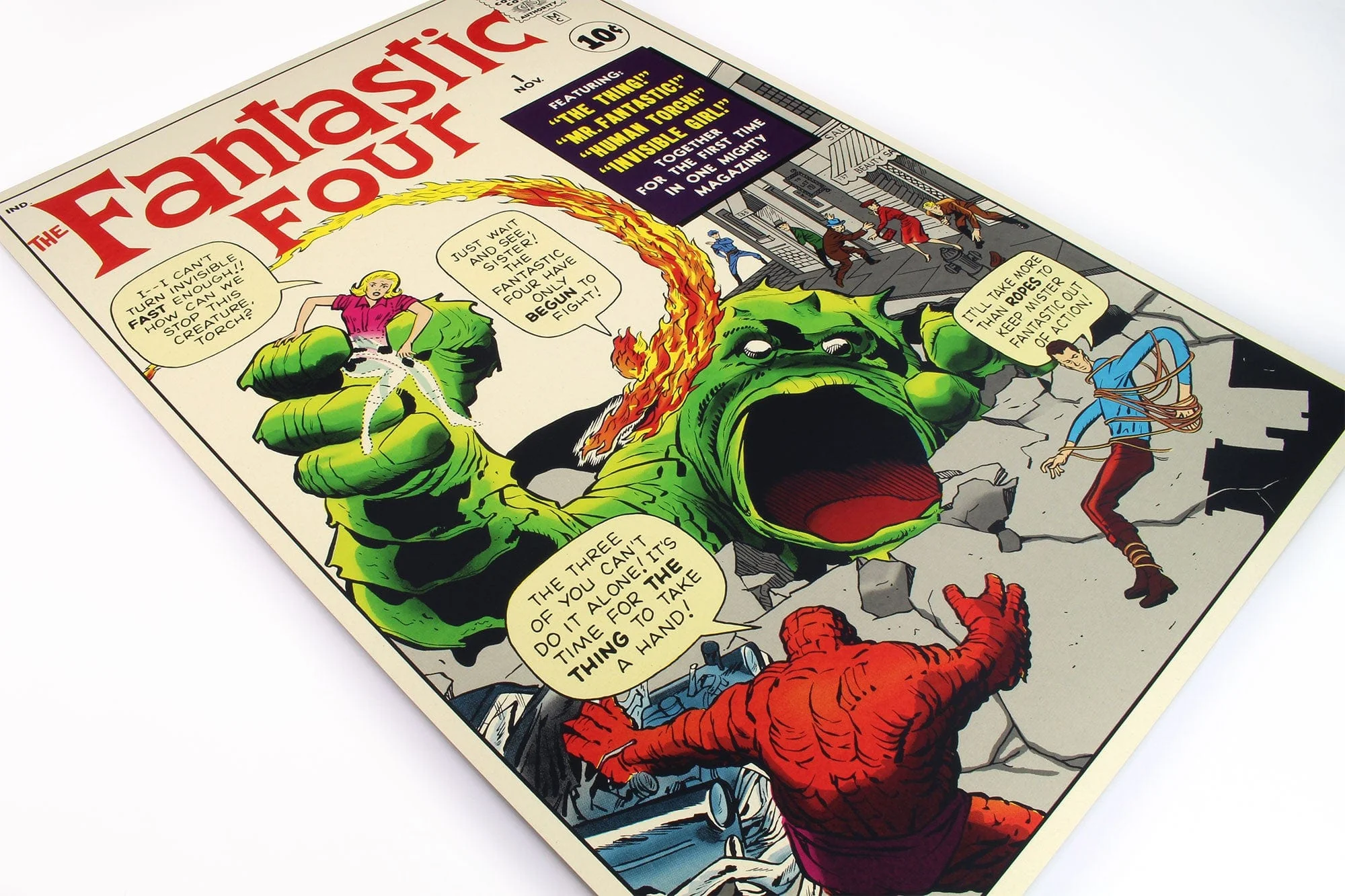 3588-fantastic-four-1-screenprinted-poster-4.webp Fantastic Four #1 Screenprinted Poster