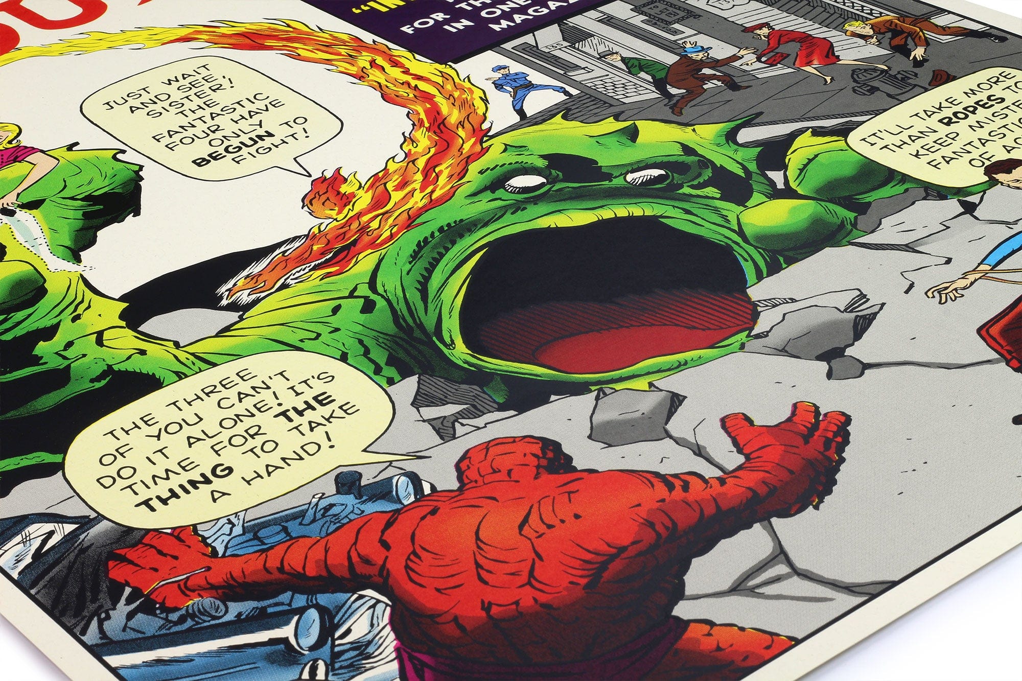 3588-fantastic-four-1-screenprinted-poster-5.jpg Fantastic Four #1 Screenprinted Poster