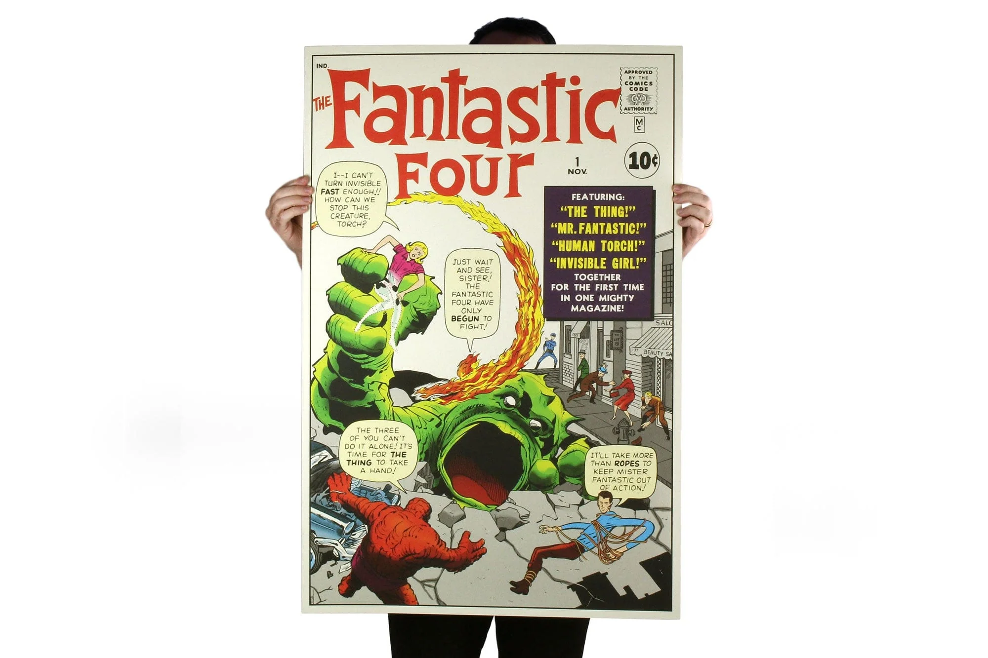 3588-fantastic-four-1-screenprinted-poster-8.webp Fantastic Four #1 Screenprinted Poster