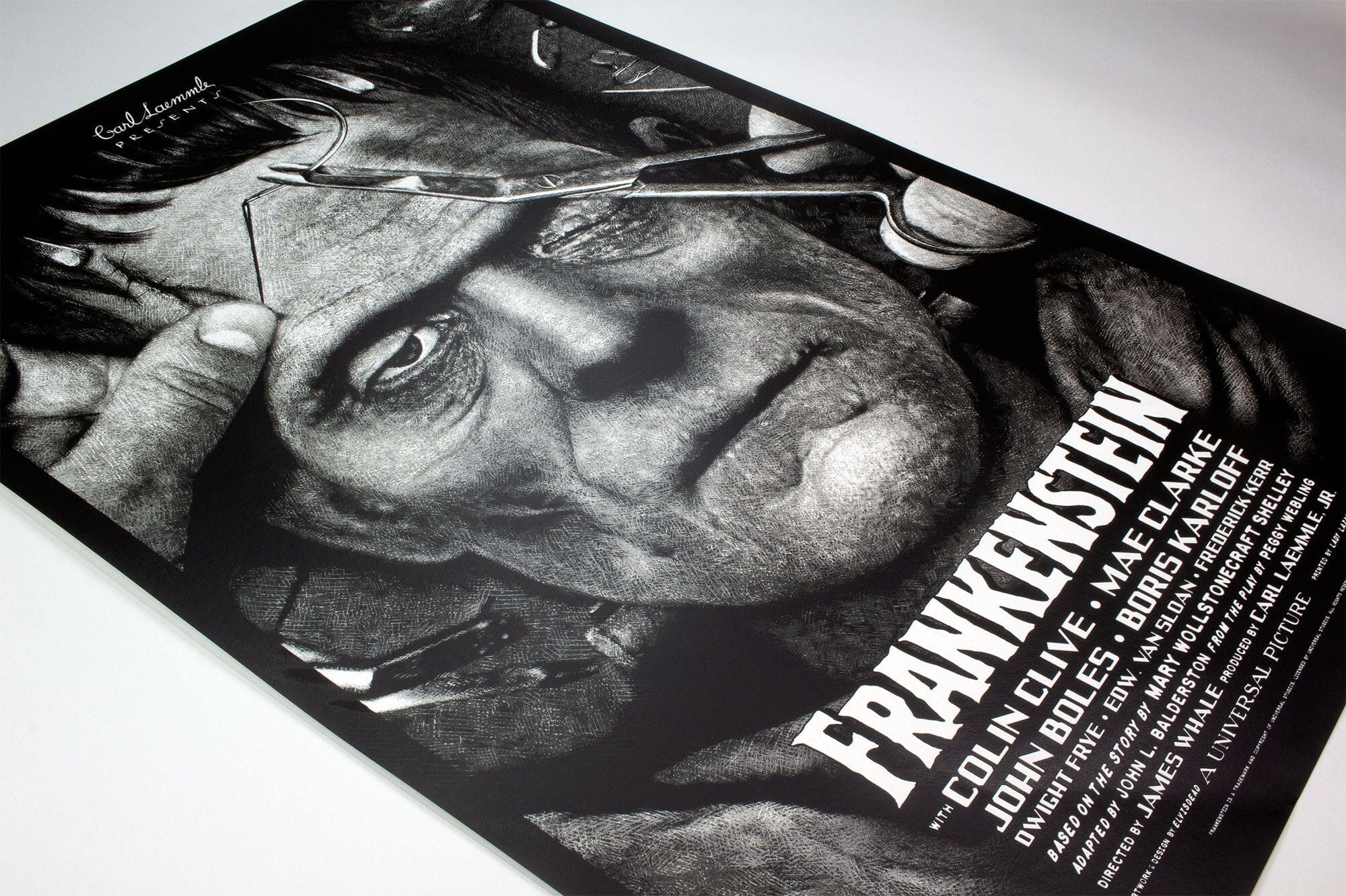 Frankenstein Variant Screenprinted Poster