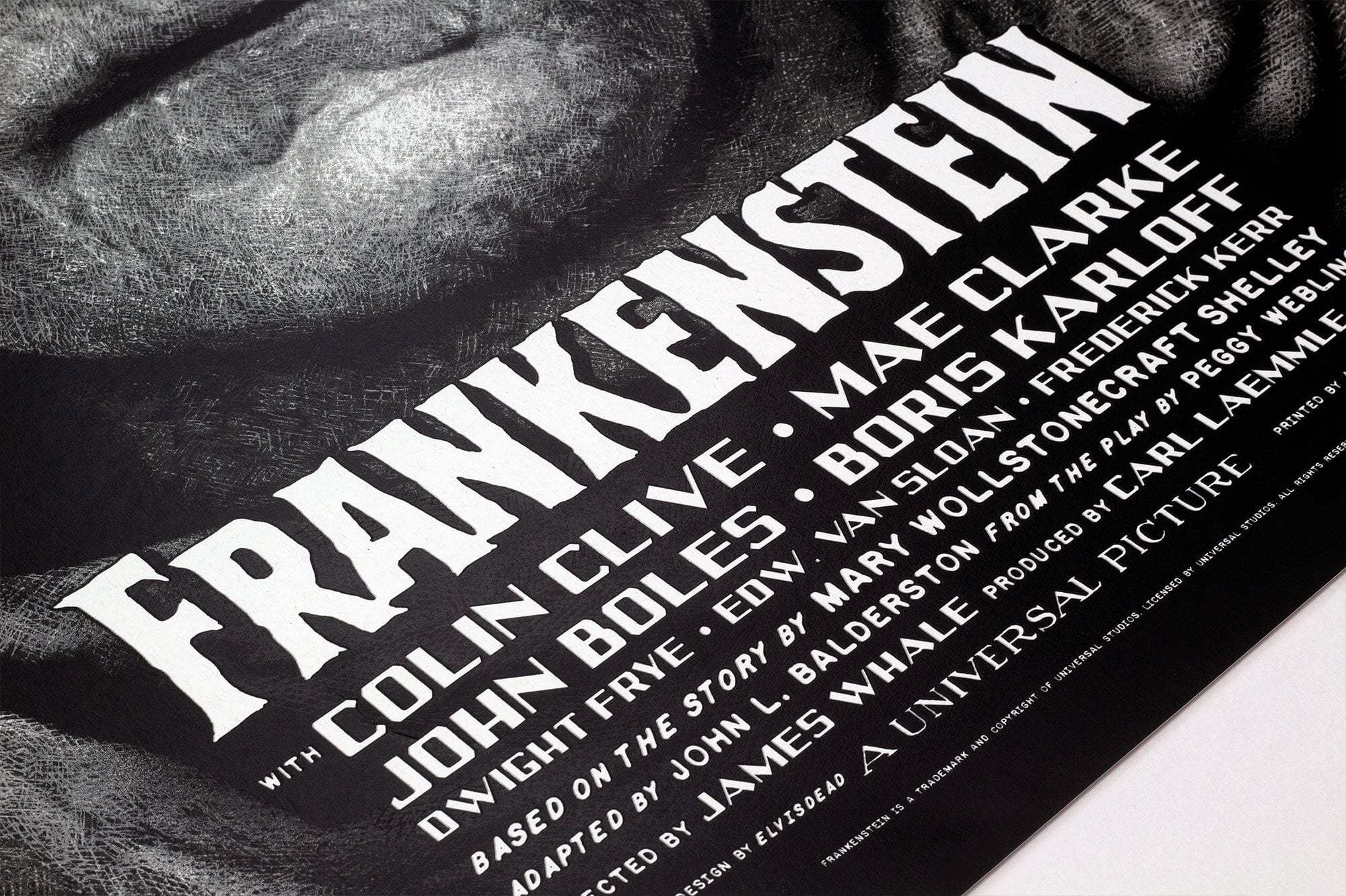Frankenstein Variant Screenprinted Poster