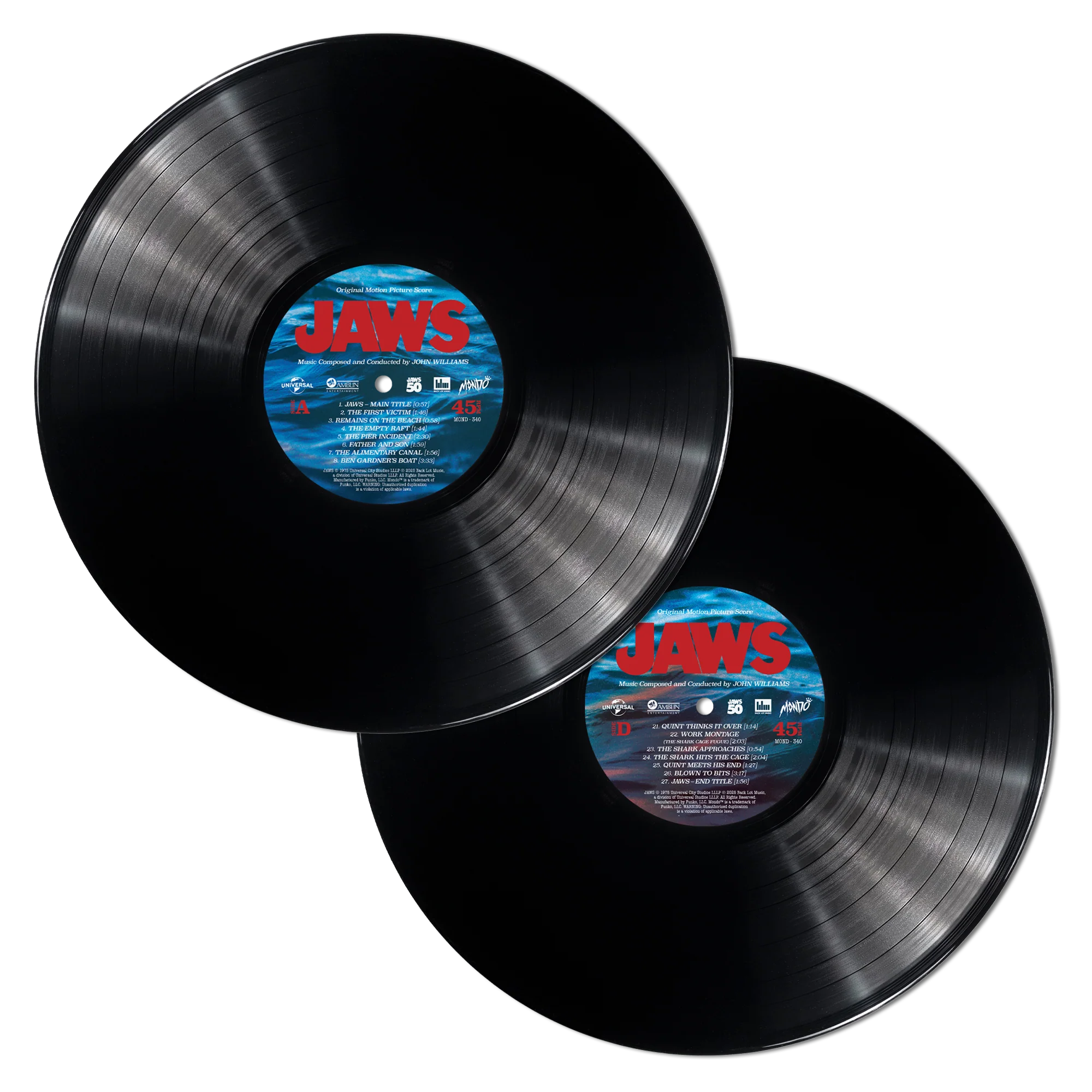 Jaws - Original Motion Picture Score - 50th Anniversary Edition 2XLP