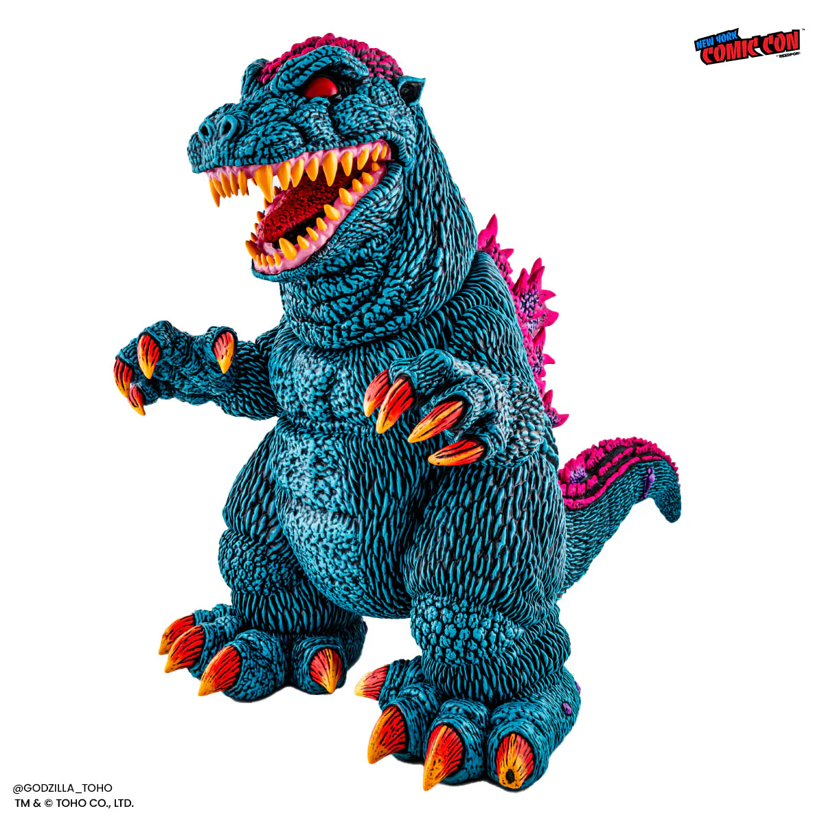 3767-godzilla-designer-vinyl-figure-by-james-groman-psychedelic-variant-1.webp Godzilla - Designer Vinyl Figure by James Groman - Psychedelic Variant