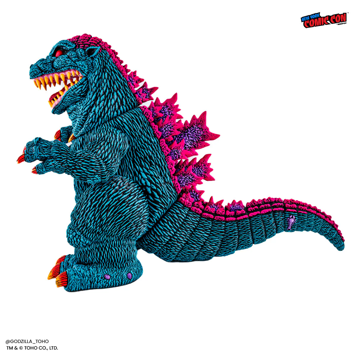 3767-godzilla-designer-vinyl-figure-by-james-groman-psychedelic-variant-20.webp Godzilla - Designer Vinyl Figure by James Groman - Psychedelic Variant