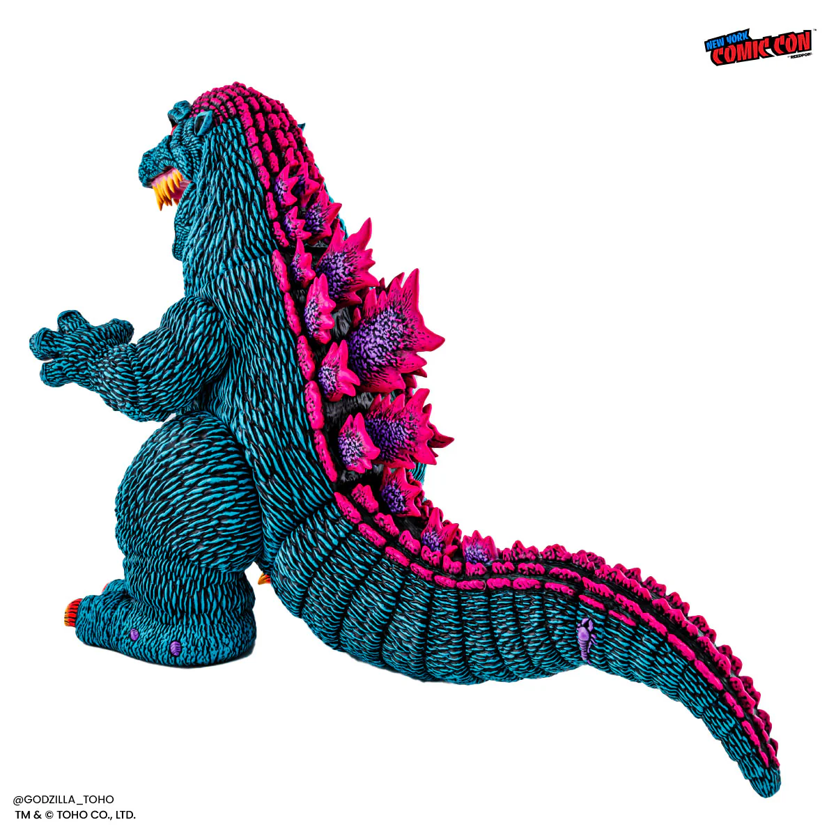 3767-godzilla-designer-vinyl-figure-by-james-groman-psychedelic-variant-21.webp Godzilla - Designer Vinyl Figure by James Groman - Psychedelic Variant
