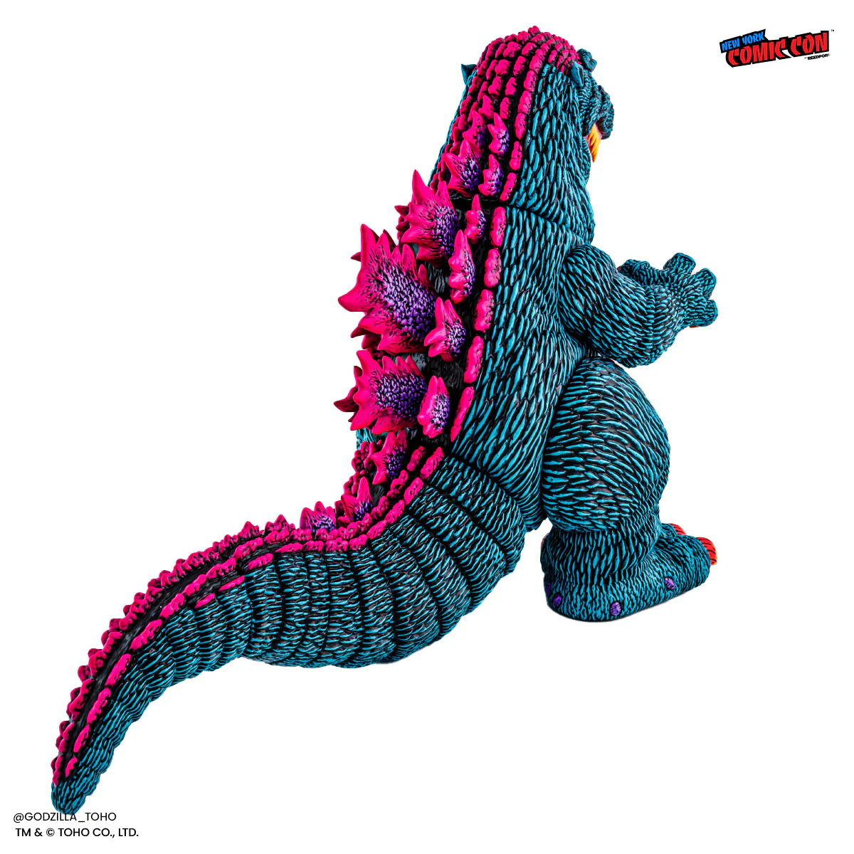 3767-godzilla-designer-vinyl-figure-by-james-groman-psychedelic-variant-23.webp Godzilla - Designer Vinyl Figure by James Groman - Psychedelic Variant