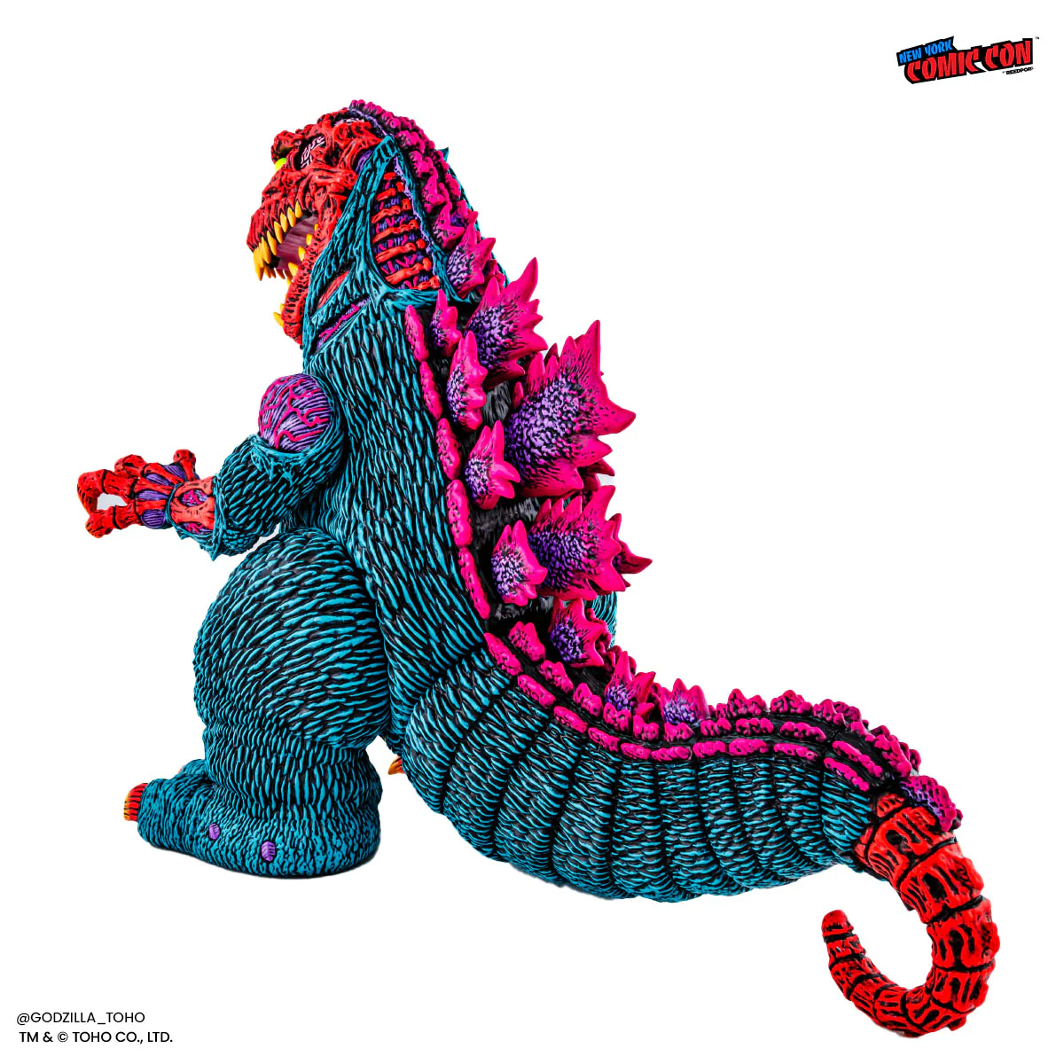 3767-godzilla-designer-vinyl-figure-by-james-groman-psychedelic-variant-30.webp Godzilla - Designer Vinyl Figure by James Groman - Psychedelic Variant