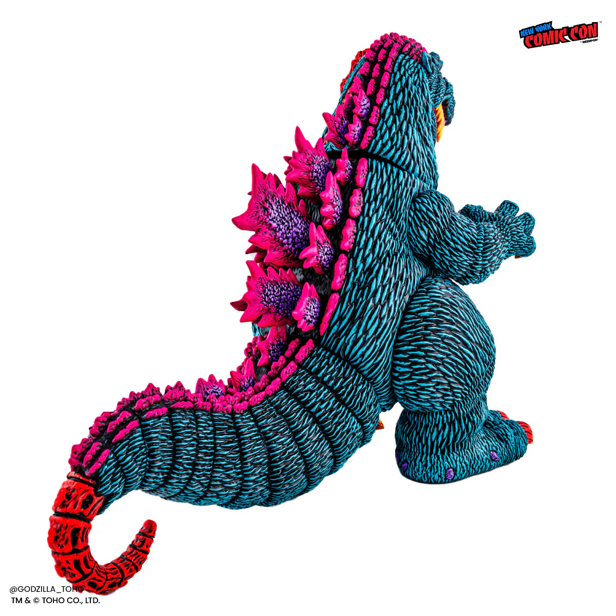 3767-godzilla-designer-vinyl-figure-by-james-groman-psychedelic-variant-32.webp Godzilla - Designer Vinyl Figure by James Groman - Psychedelic Variant
