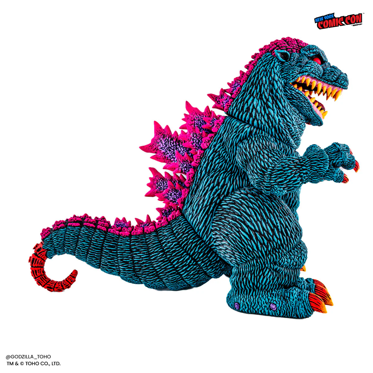 3767-godzilla-designer-vinyl-figure-by-james-groman-psychedelic-variant-33.webp Godzilla - Designer Vinyl Figure by James Groman - Psychedelic Variant