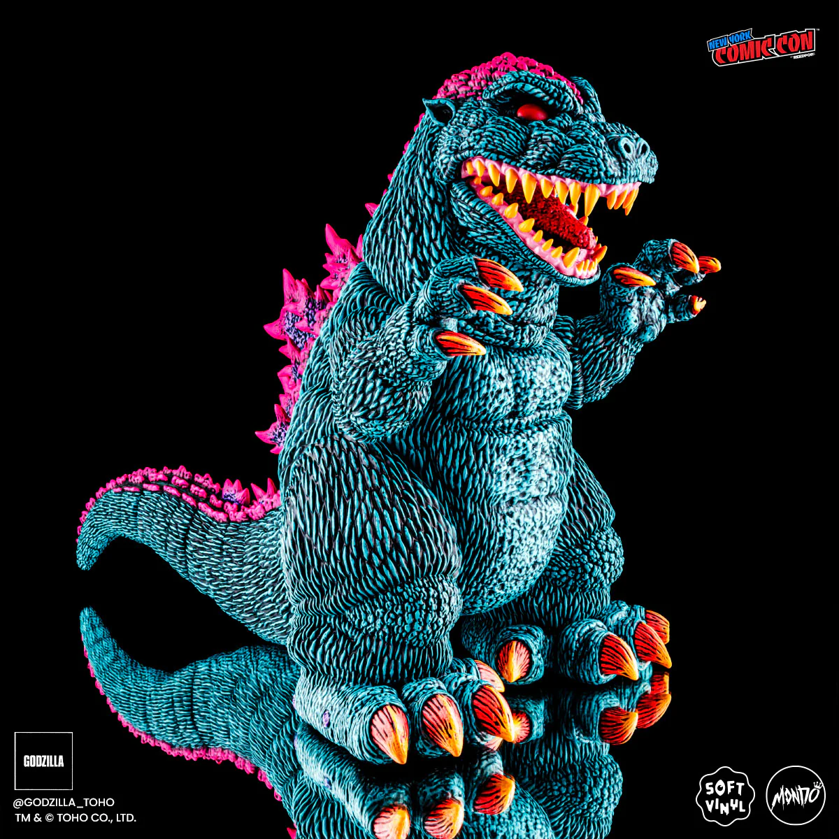 3767-godzilla-designer-vinyl-figure-by-james-groman-psychedelic-variant-4.webp Godzilla - Designer Vinyl Figure by James Groman - Psychedelic Variant