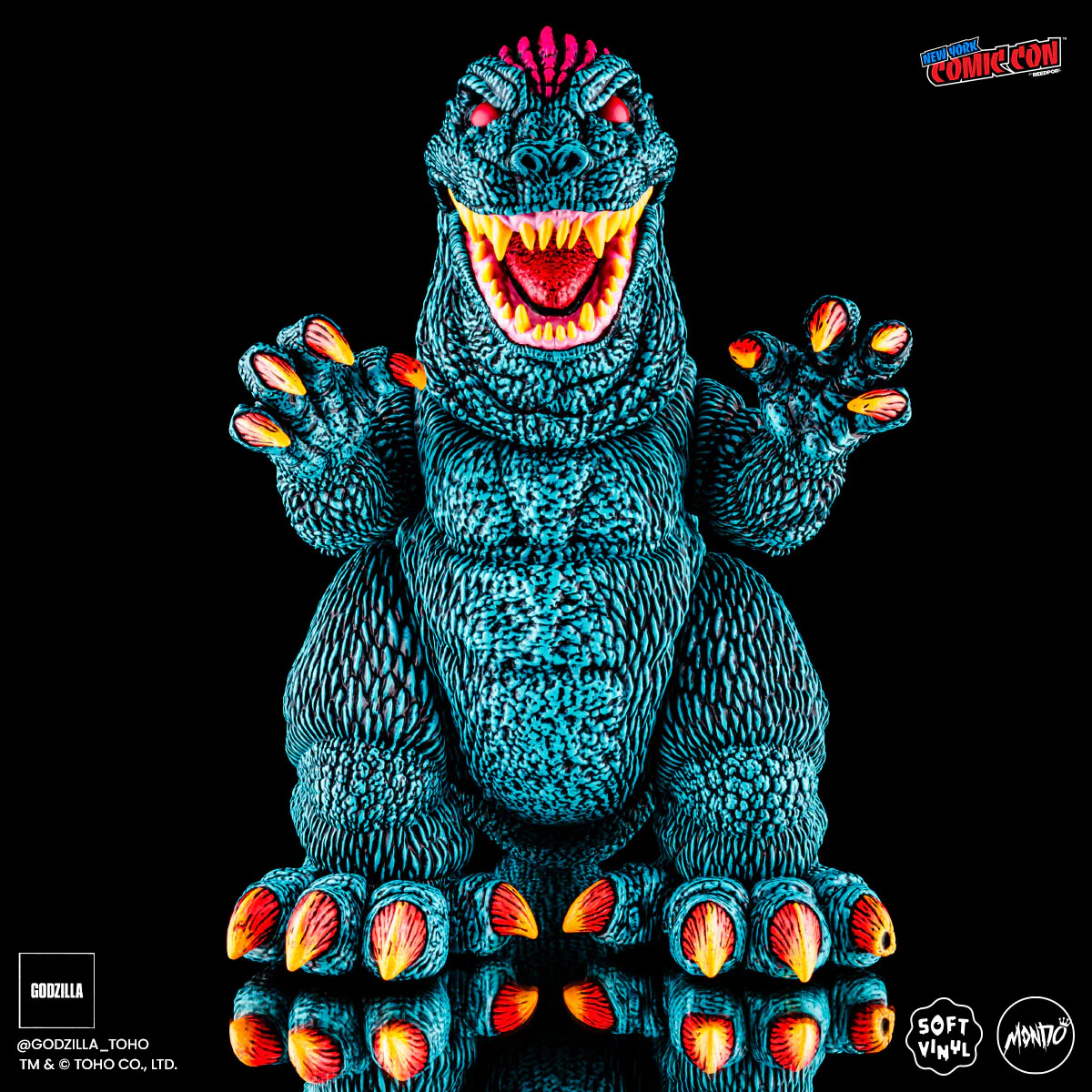 3767-godzilla-designer-vinyl-figure-by-james-groman-psychedelic-variant-5.webp Godzilla - Designer Vinyl Figure by James Groman - Psychedelic Variant