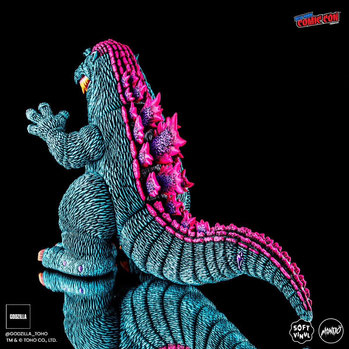 3767-godzilla-designer-vinyl-figure-by-james-groman-psychedelic-variant-8.webp Godzilla - Designer Vinyl Figure by James Groman - Psychedelic Variant