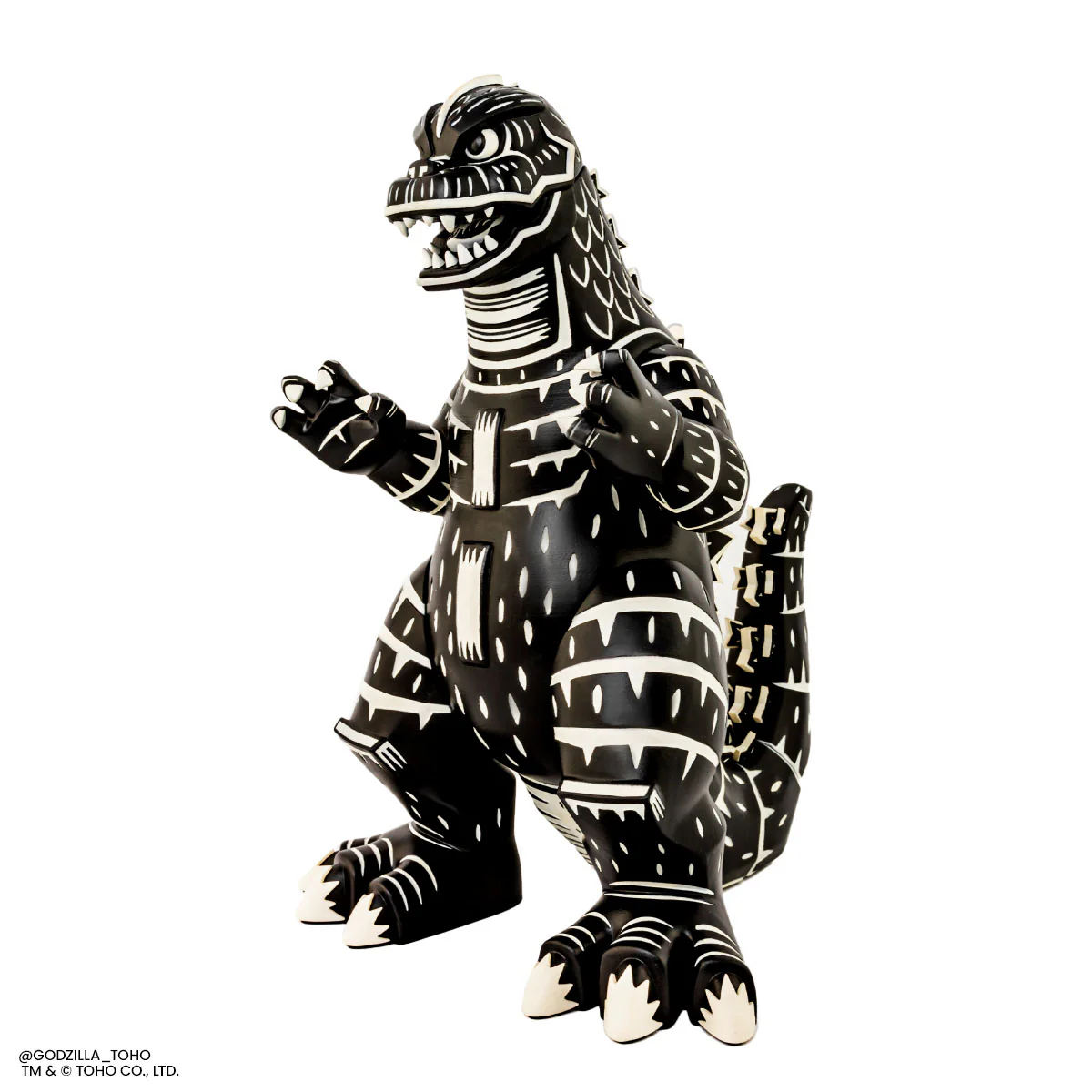 3770-godzilla-vinyl-designer-figure-by-attack-peter-linocut-variant-1.webp Godzilla - Vinyl Designer Figure by Attack Peter - Linocut Variant