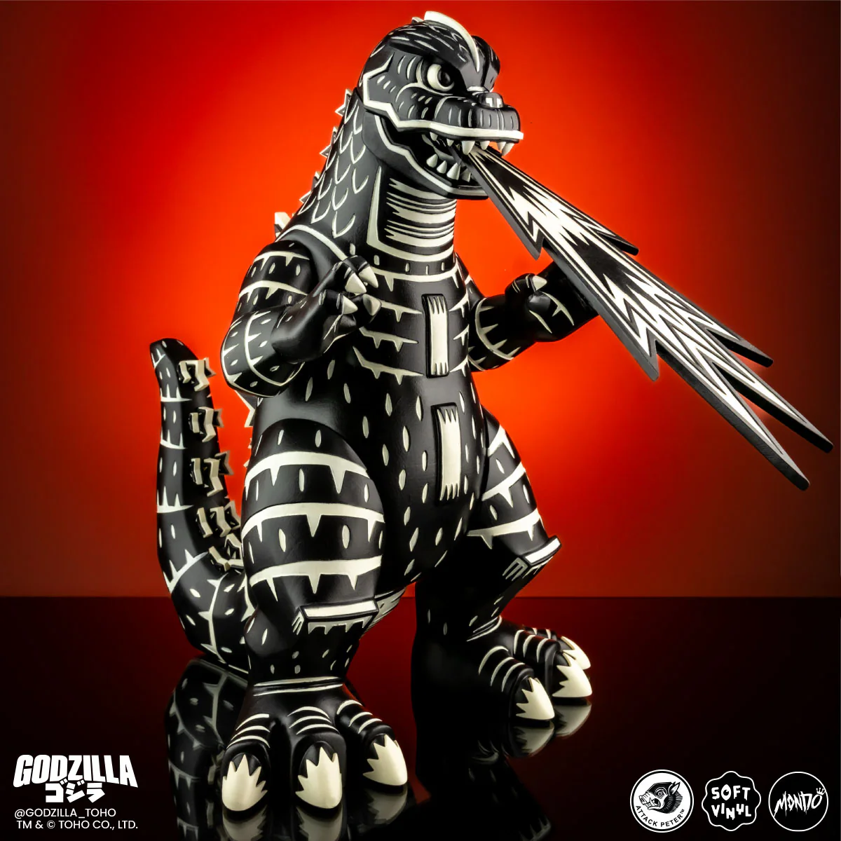 3770-godzilla-vinyl-designer-figure-by-attack-peter-linocut-variant-15.webp Godzilla - Vinyl Designer Figure by Attack Peter - Linocut Variant