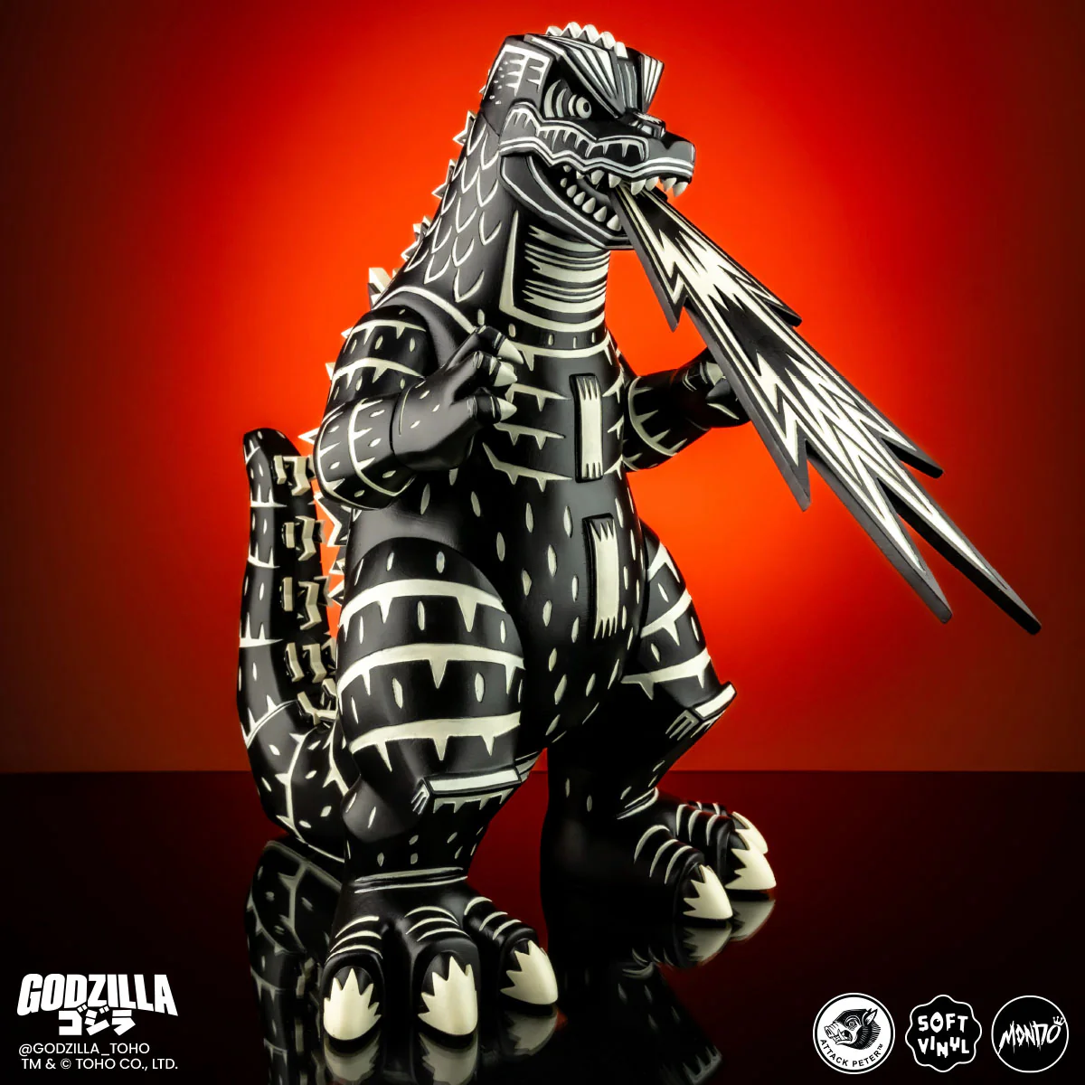 3770-godzilla-vinyl-designer-figure-by-attack-peter-linocut-variant-16.webp Godzilla - Vinyl Designer Figure by Attack Peter - Linocut Variant