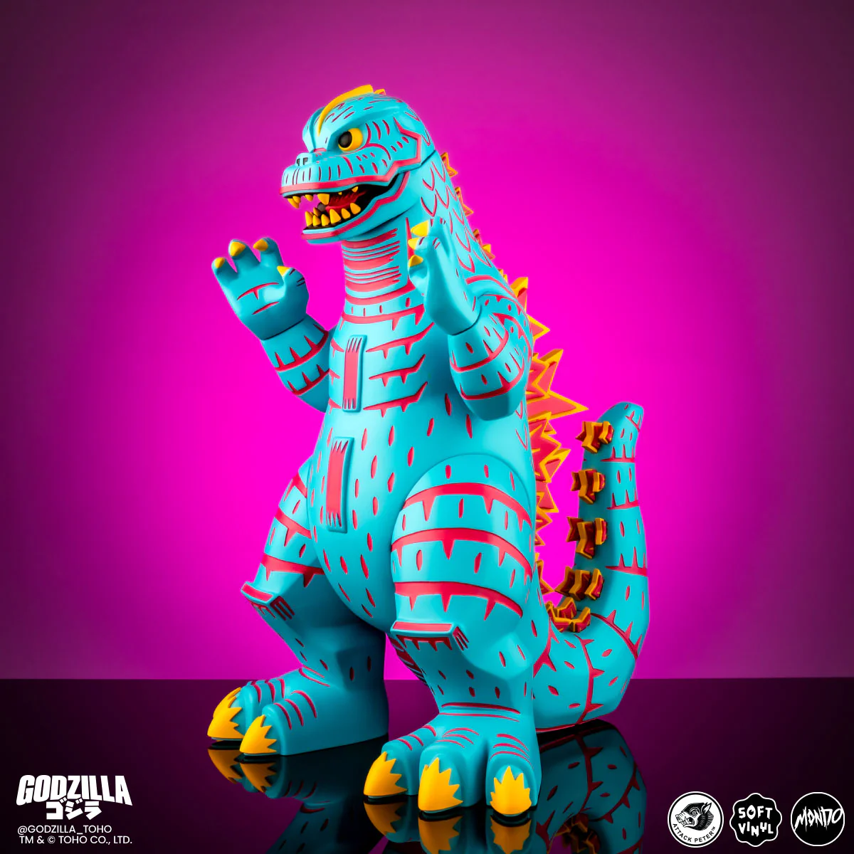 3771-godzilla-vinyl-designer-figure-by-attack-peter-vice-city-rage-variant-4.webp Godzilla - Vinyl Designer Figure by Attack Peter - Vice City Rage Variant
