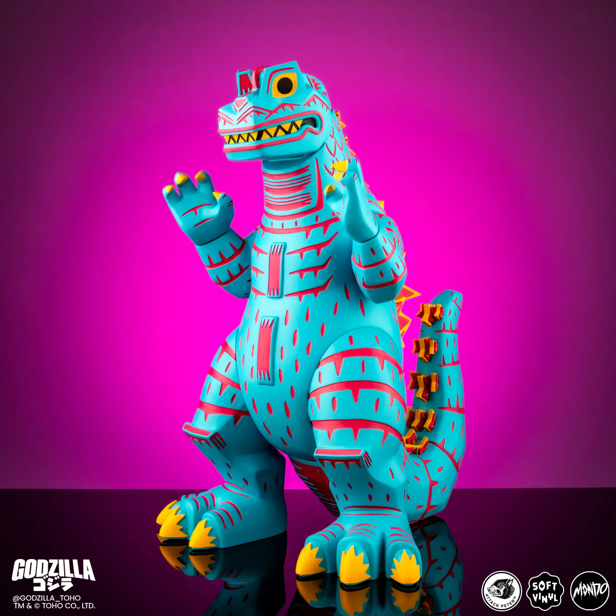 3771-godzilla-vinyl-designer-figure-by-attack-peter-vice-city-rage-variant-5.webp Godzilla - Vinyl Designer Figure by Attack Peter - Vice City Rage Variant