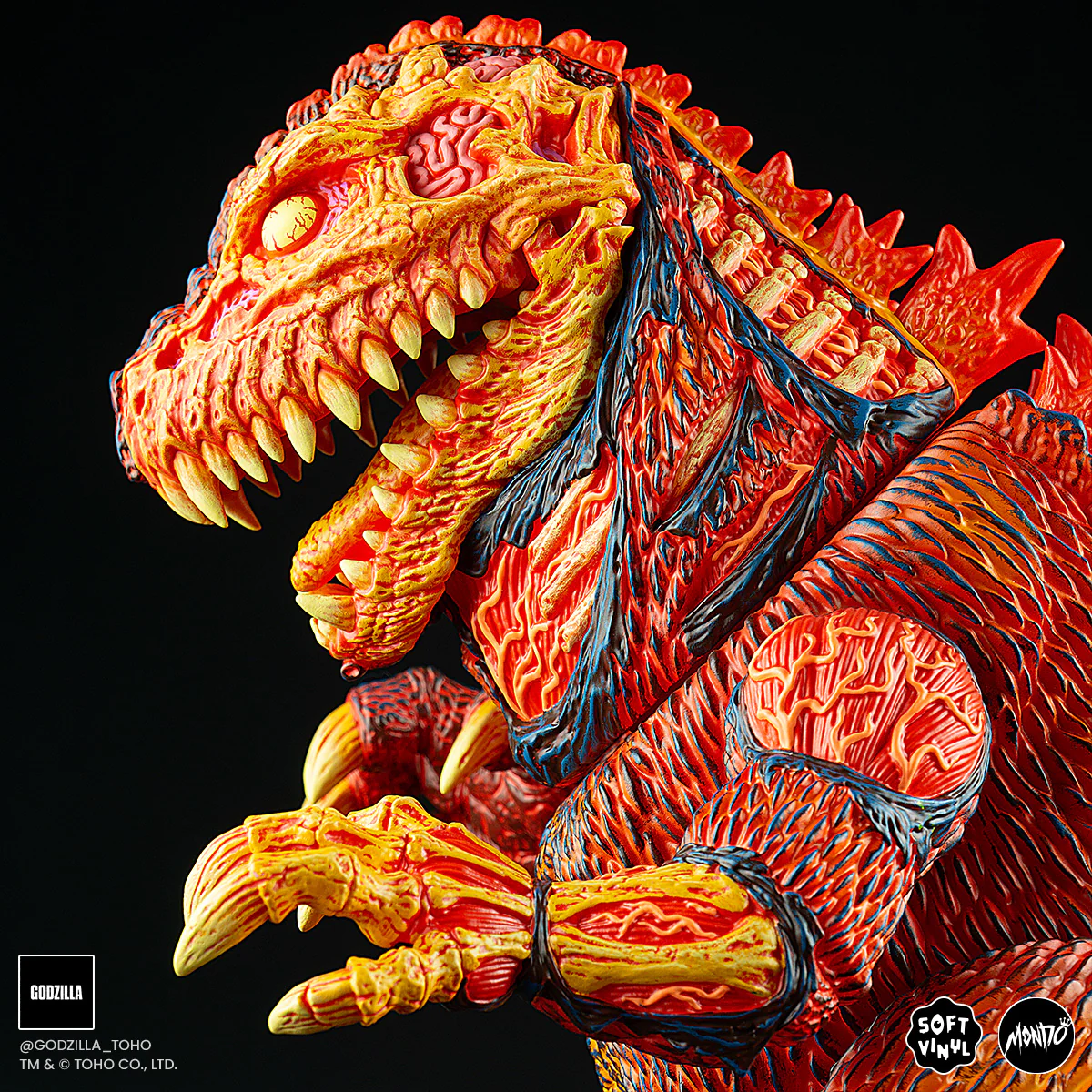 3773-godzilla-vinyl-designer-figure-by-james-groman-burning-variant-13.webp Godzilla - Vinyl Designer Figure by James Groman - Burning Variant