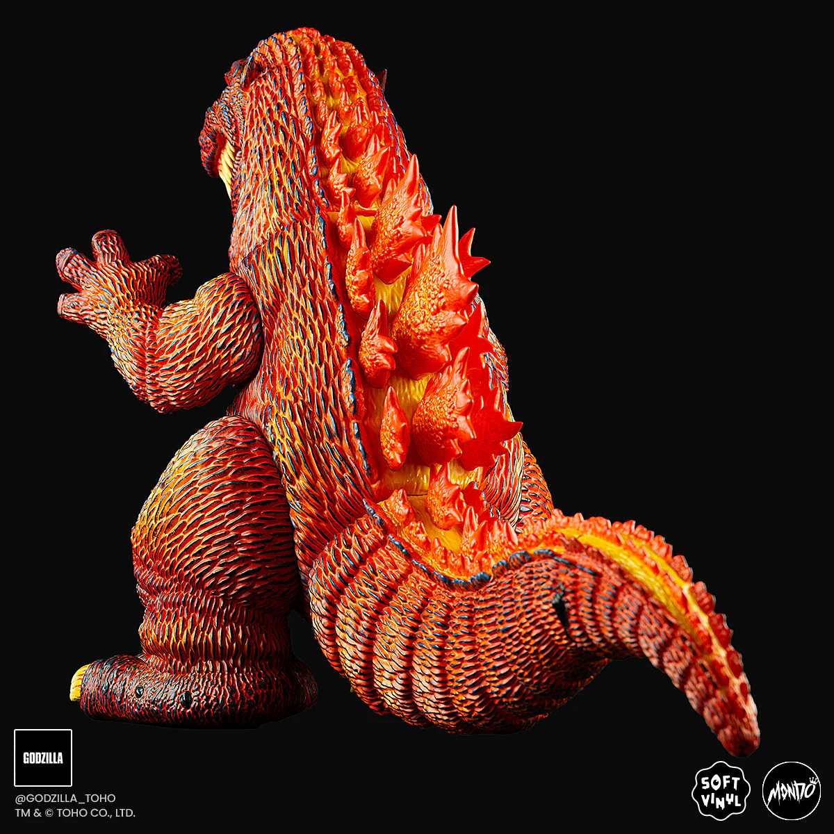 3773-godzilla-vinyl-designer-figure-by-james-groman-burning-variant-5.webp Godzilla - Vinyl Designer Figure by James Groman - Burning Variant
