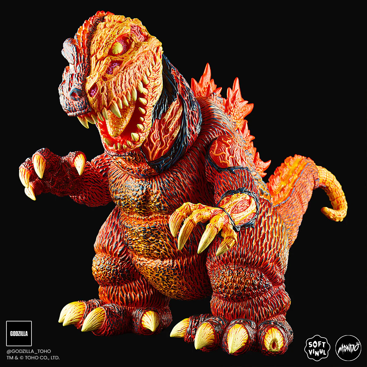 3773-godzilla-vinyl-designer-figure-by-james-groman-burning-variant-7.webp Godzilla - Vinyl Designer Figure by James Groman - Burning Variant