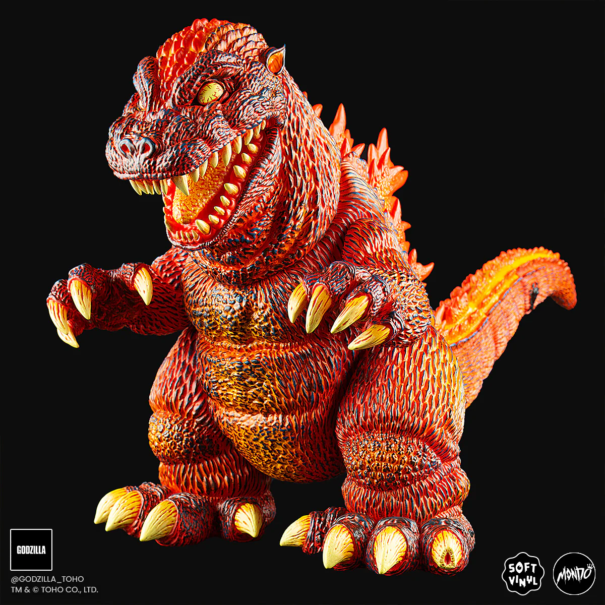 3773-godzilla-vinyl-designer-figure-by-james-groman-burning-variant-8.webp Godzilla - Vinyl Designer Figure by James Groman - Burning Variant