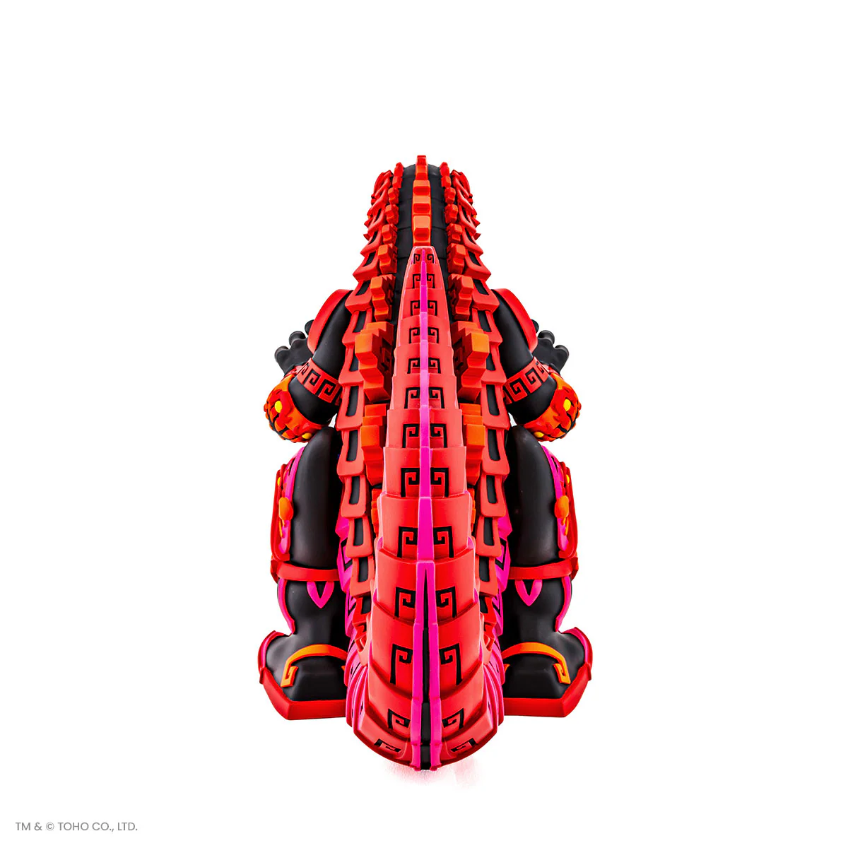 Godzilla - Vinyl Designer Figure by Urban Aztec - Burning Variant Timed Edition