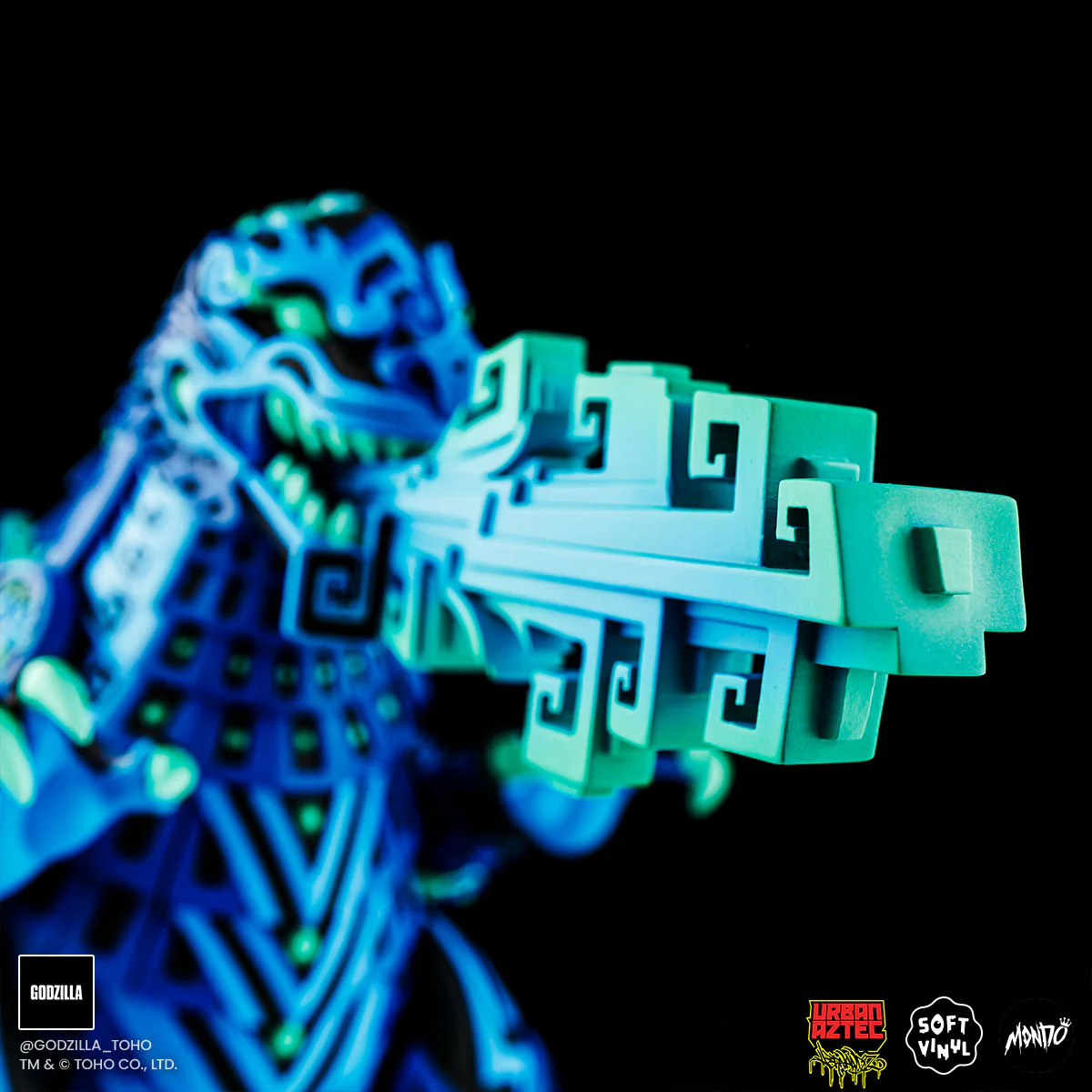 Godzilla - Vinyl Designer Figure by Urban Aztec - Heat Ray Variant Timed Edition