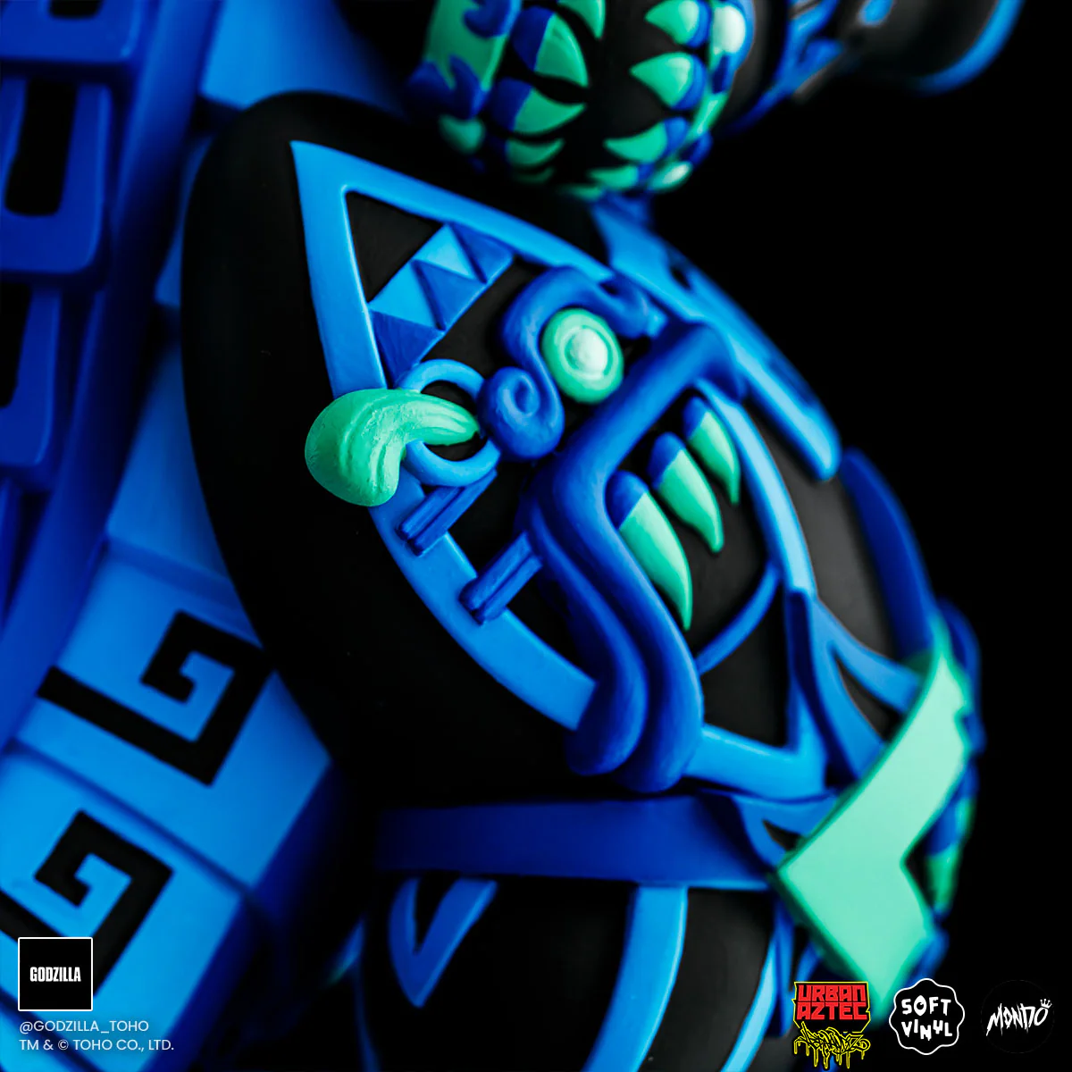 Godzilla - Vinyl Designer Figure by Urban Aztec - Heat Ray Variant Timed Edition