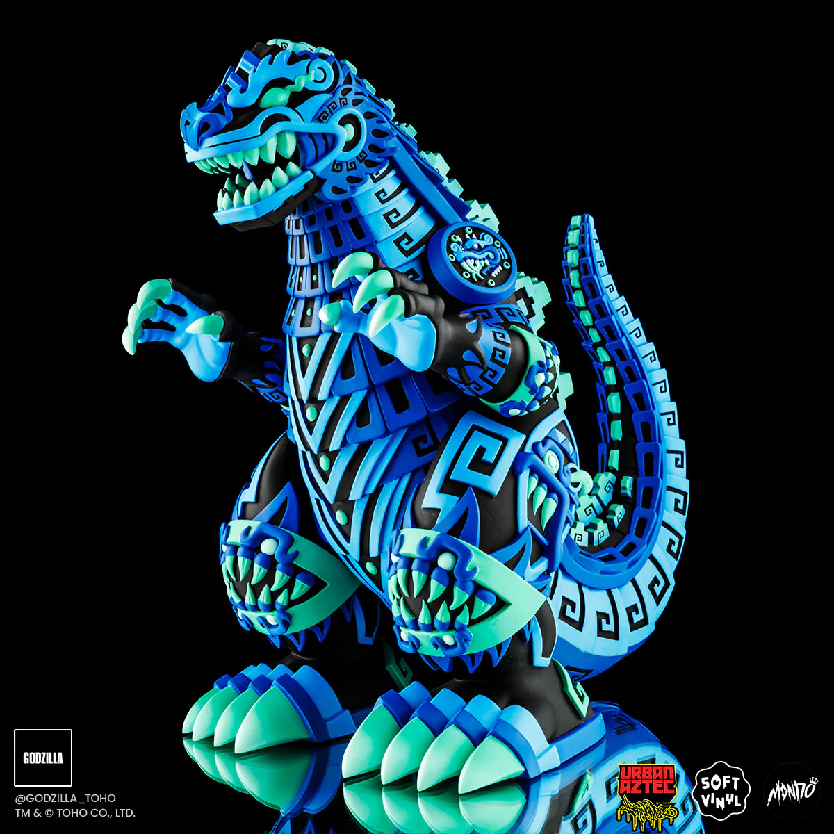 Godzilla - Vinyl Designer Figure by Urban Aztec - Heat Ray Variant Timed Edition