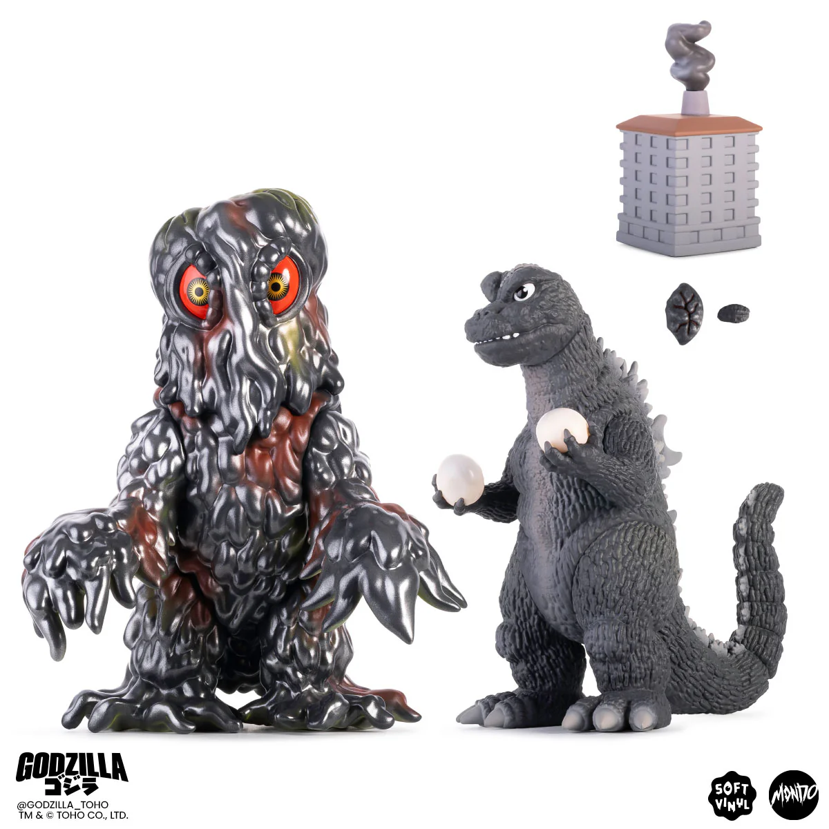 3800-godzilla-and-hedorah-soft-vinyl-figure-set-godzilla-vs-the-smog-monster-2.webp Godzilla and Hedorah Soft Vinyl Figure Set - Godzilla vs The Smog Monster