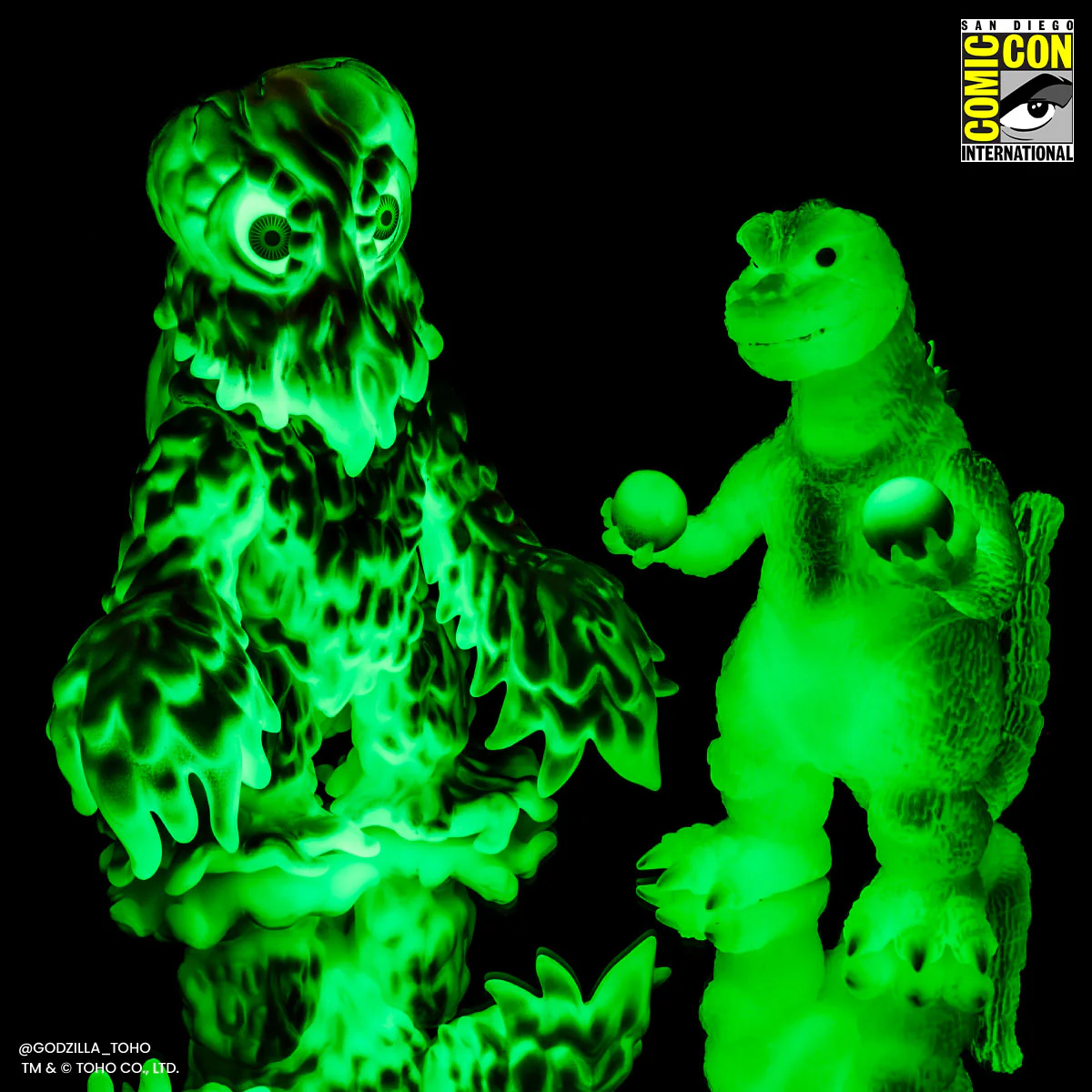 3801-godzilla-and-hedorah-soft-vinyl-figure-set-cherry-blossom-glow-in-the-dark-variant-2.webp Godzilla and Hedorah Soft Vinyl Figure Set - Cherry Blossom Glow In the Dark Variant