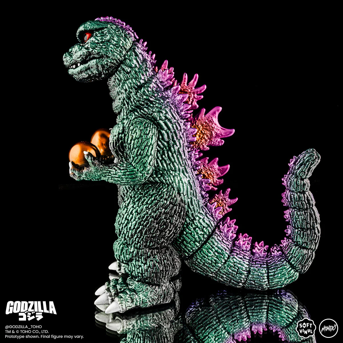 Godzilla and Hedorah Soft Vinyl Figure Set - Oil Slick Variant