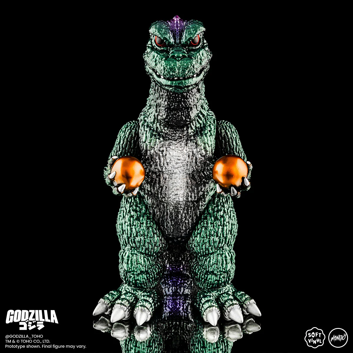 Godzilla and Hedorah Soft Vinyl Figure Set - Oil Slick Variant
