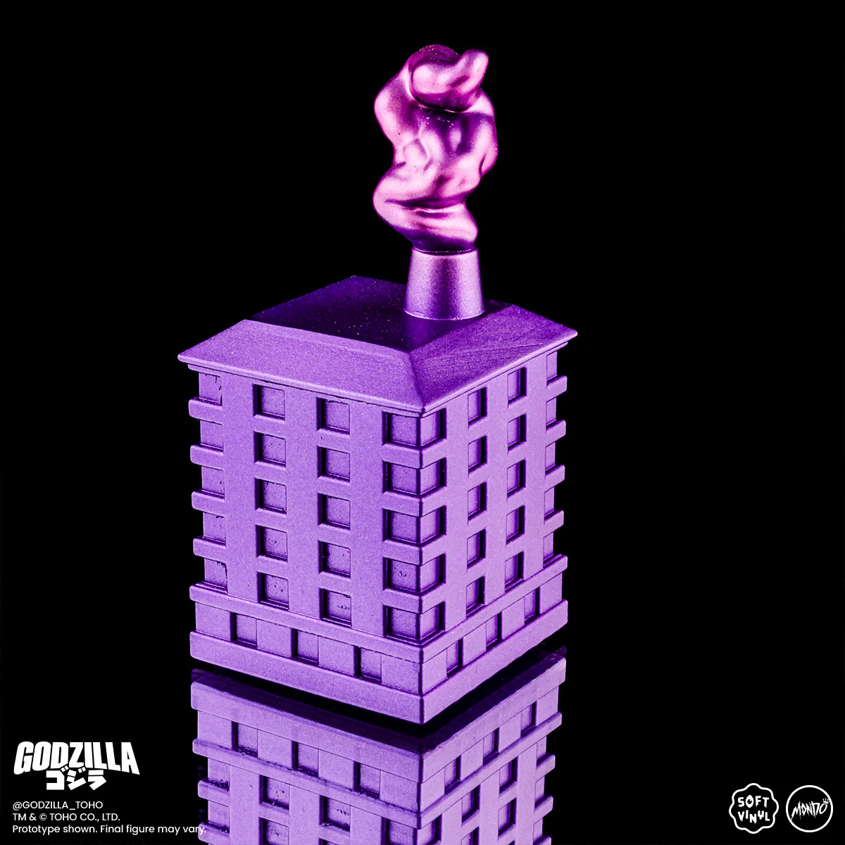 Godzilla and Hedorah Soft Vinyl Figure Set - Oil Slick Variant