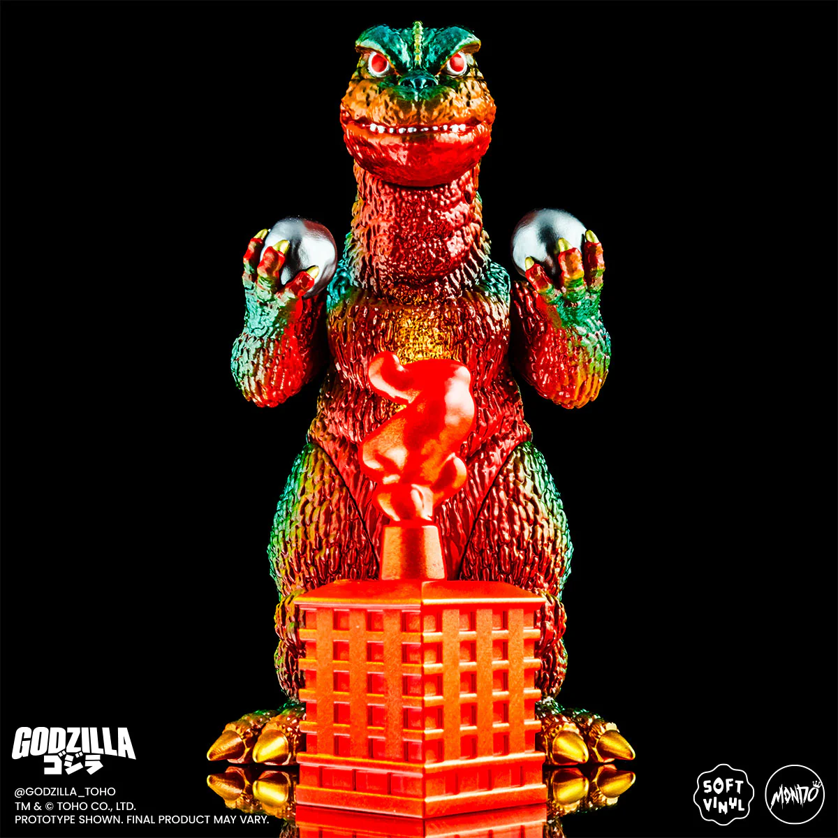 Godzilla and Hedorah Soft Vinyl Figure Set - Vintage Variant