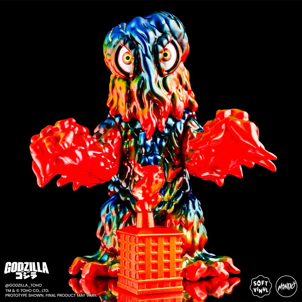 Godzilla and Hedorah Soft Vinyl Figure Set - Vintage Variant