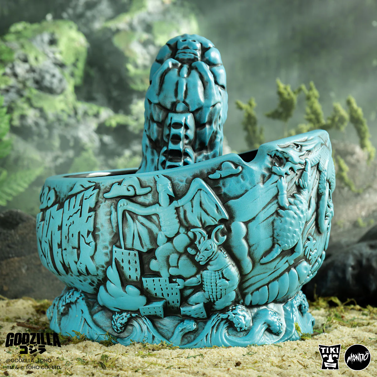 3805-godzilla-destroy-all-monsters-tiki-bowl-heat-ray-variant-13.webp Godzilla Destroy All Monsters Tiki Bowl - Heat Ray Variant
