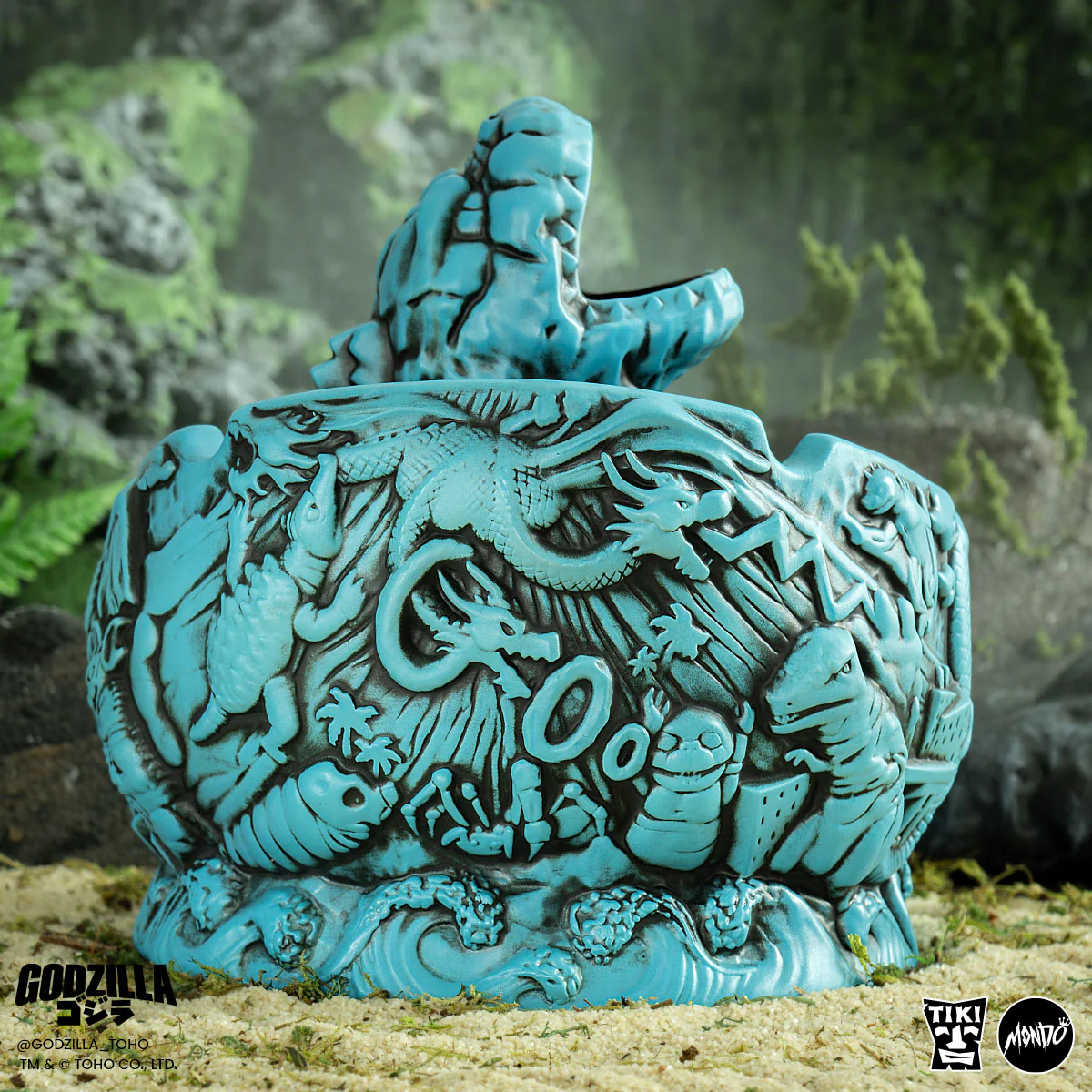 3805-godzilla-destroy-all-monsters-tiki-bowl-heat-ray-variant-14.webp Godzilla Destroy All Monsters Tiki Bowl - Heat Ray Variant