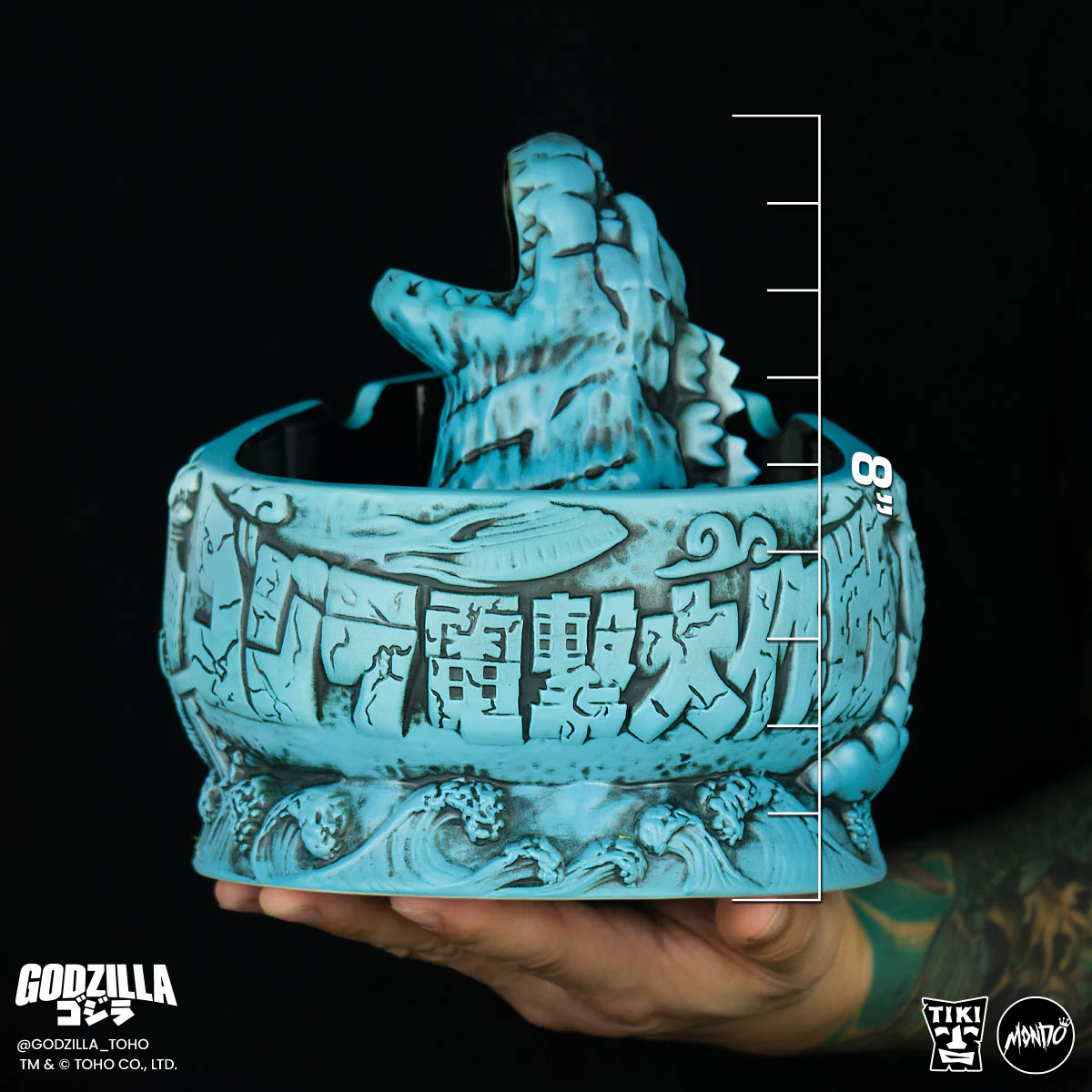 3805-godzilla-destroy-all-monsters-tiki-bowl-heat-ray-variant-3.webp Godzilla Destroy All Monsters Tiki Bowl - Heat Ray Variant