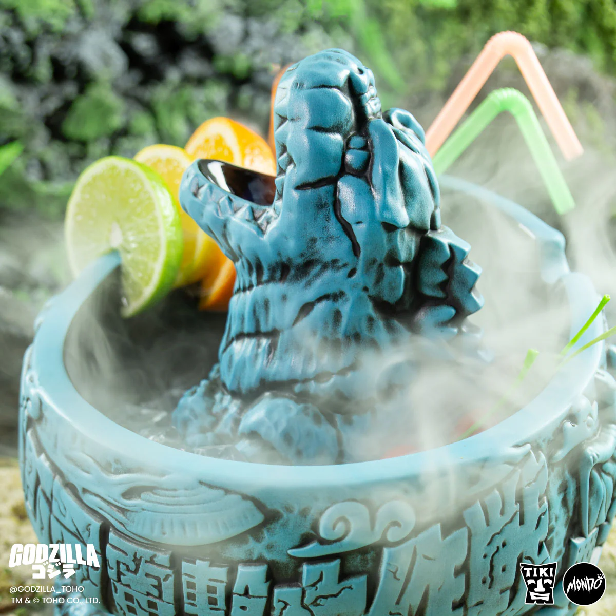 3805-godzilla-destroy-all-monsters-tiki-bowl-heat-ray-variant-9.webp Godzilla Destroy All Monsters Tiki Bowl - Heat Ray Variant