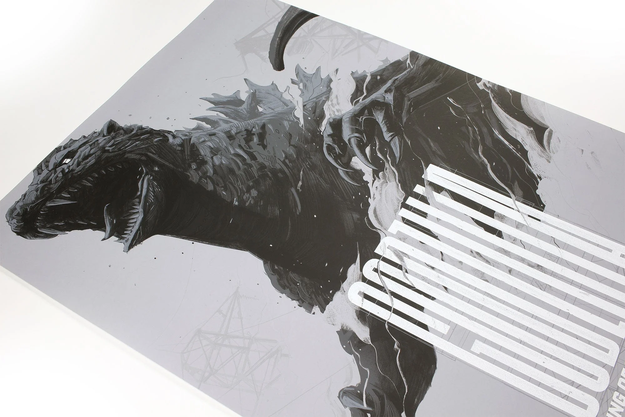 3820-godzilla-screenprinted-poster-4.webp Godzilla Screenprinted Poster
