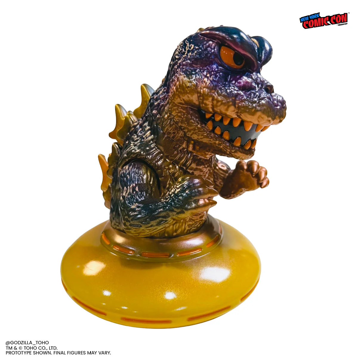 Godzilla UFO - Vinyl Designer Figure by Octeel - Attack Peter Variant