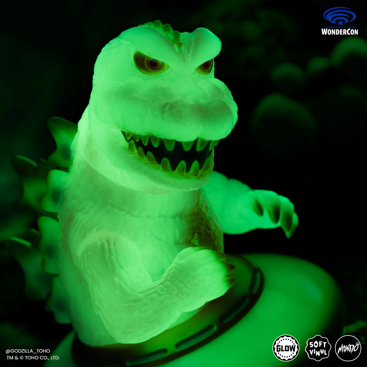 Godzilla UFO - Vinyl Designer Figure by Octeel - Cherry Blossom Variant