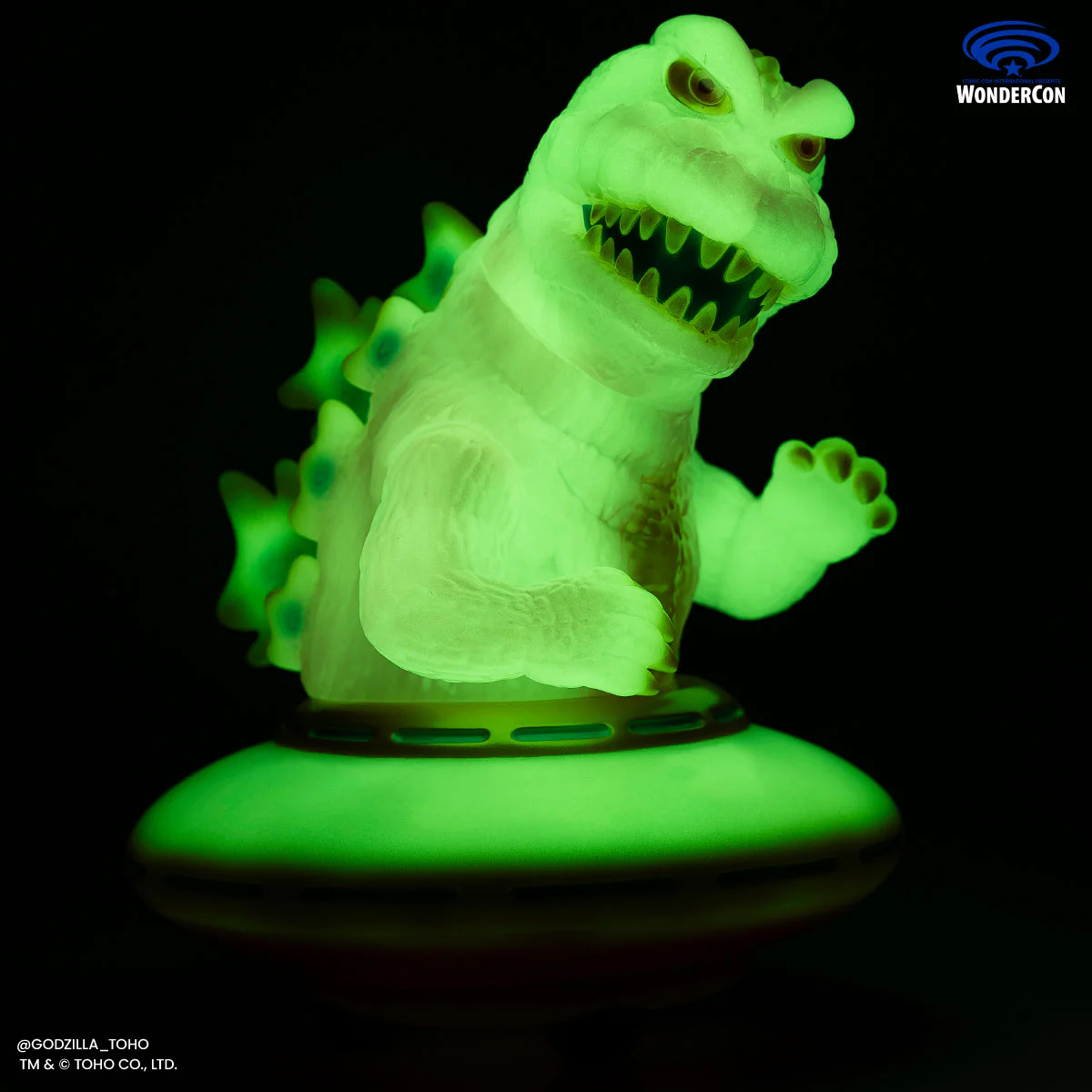 Godzilla UFO - Vinyl Designer Figure by Octeel - Cherry Blossom Variant