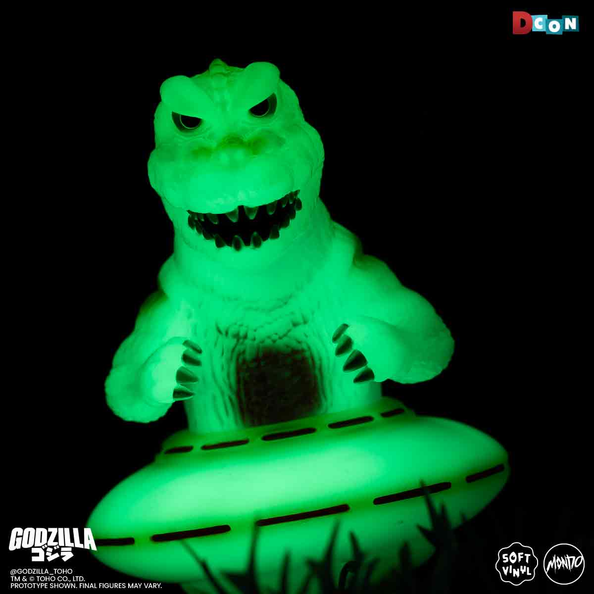 3831-godzilla-ufo-vinyl-designer-figure-by-octeel-glow-in-the-dark-green-variant-11.jpg Godzilla UFO - Vinyl Designer Figure by Octeel - Glow-in-the-Dark Green Variant