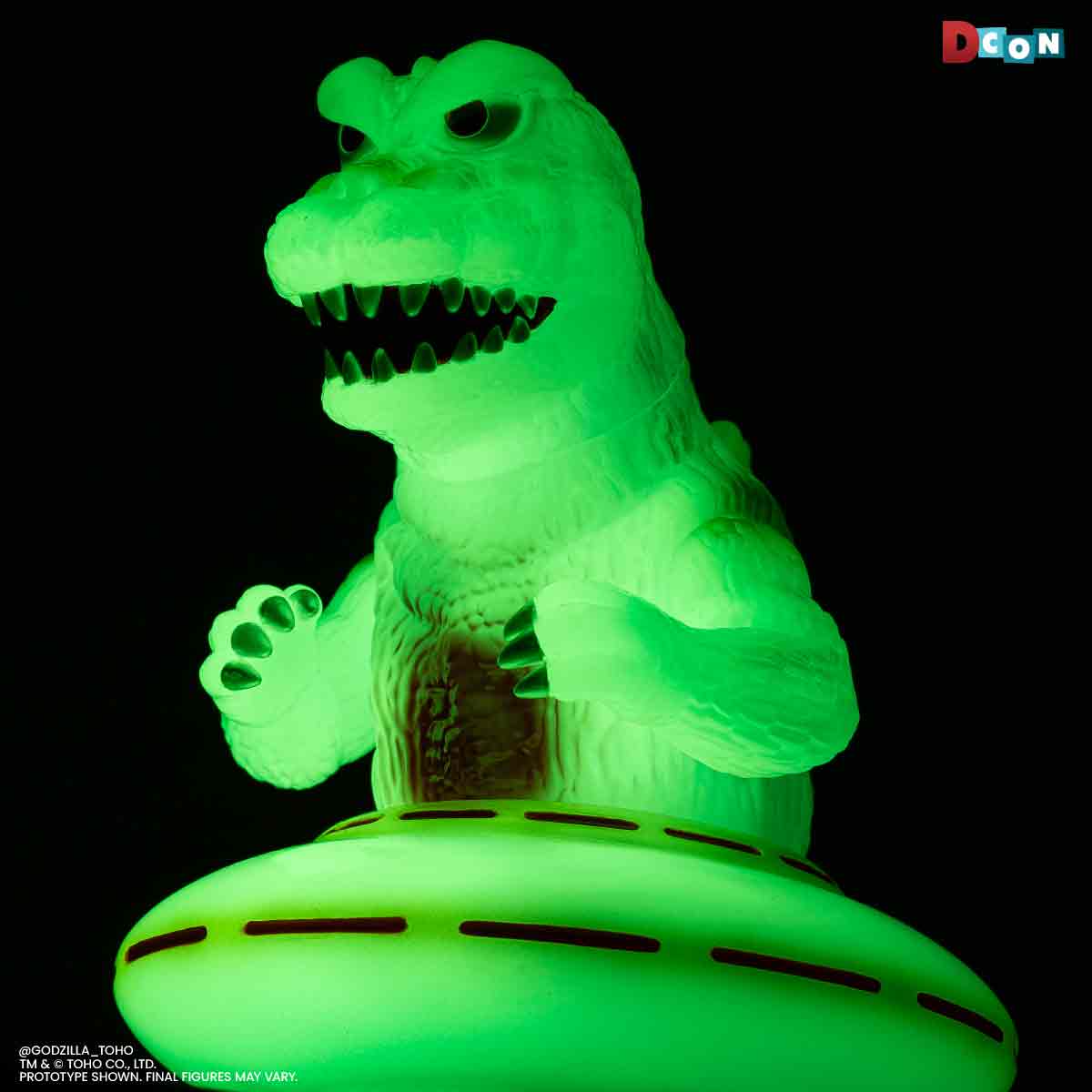 3831-godzilla-ufo-vinyl-designer-figure-by-octeel-glow-in-the-dark-green-variant-17.jpg Godzilla UFO - Vinyl Designer Figure by Octeel - Glow-in-the-Dark Green Variant