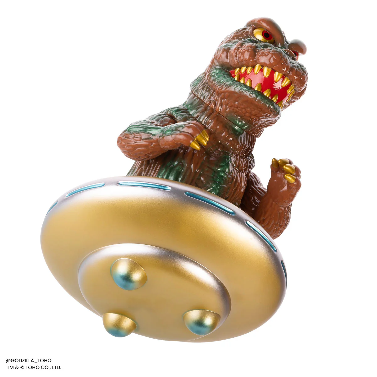 Godzilla UFO - Vinyl Designer Figure by Octeel - Invasion of the Astro-Monster Variant