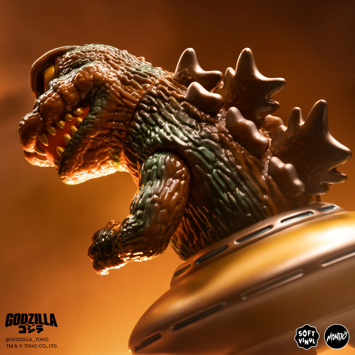 Godzilla UFO - Vinyl Designer Figure by Octeel - Invasion of the Astro-Monster Variant